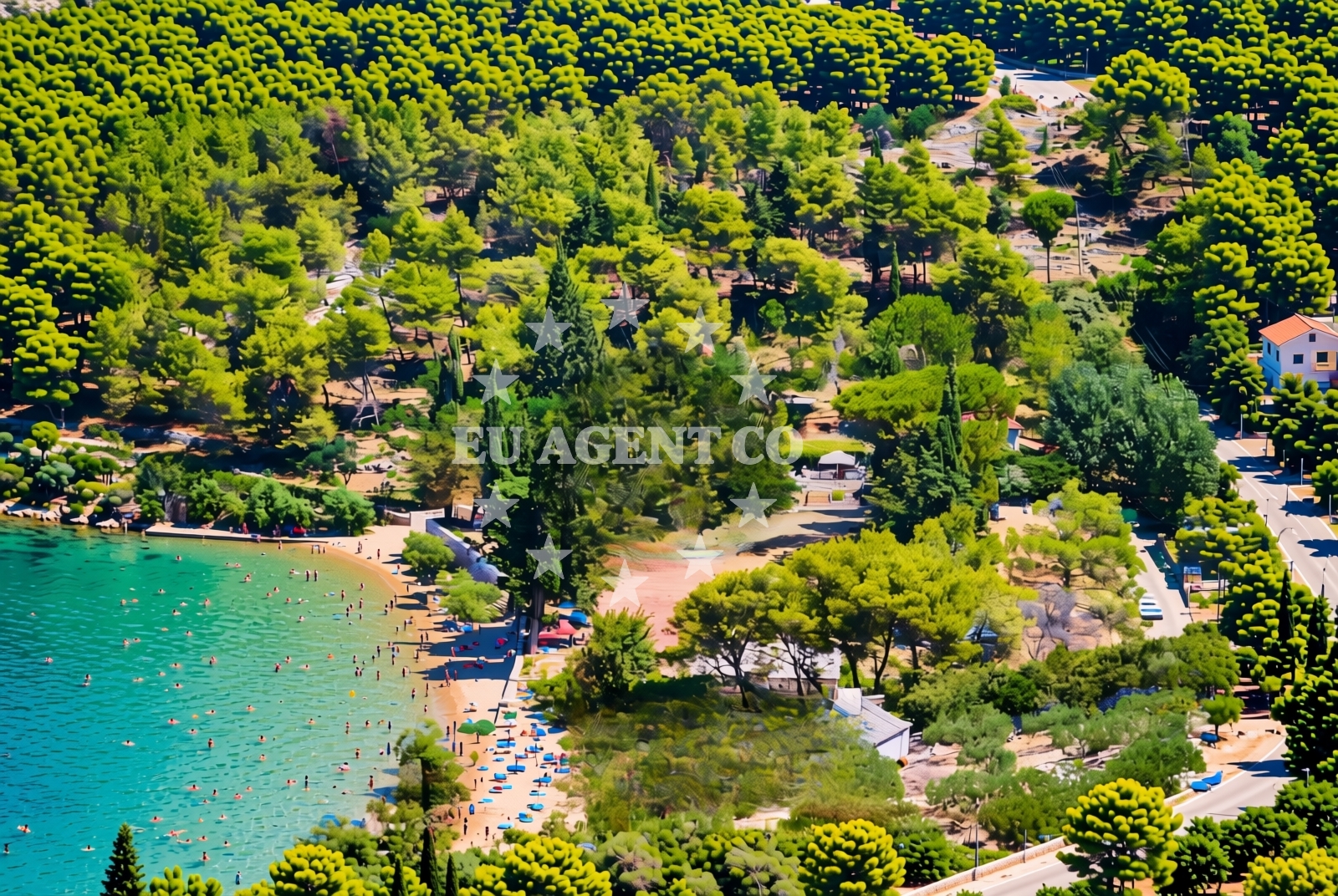 Additional view of Ducac beach in , Postira