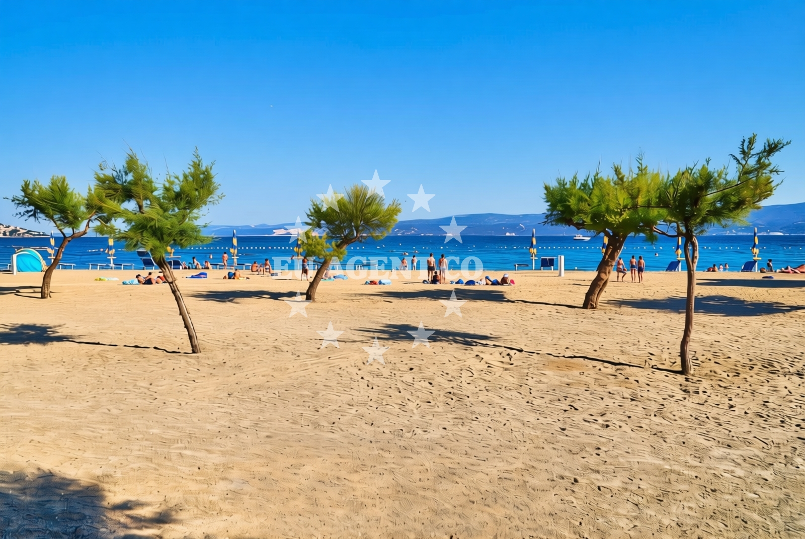 Sea and coastal view of Duće: beaches and coves (10) in Duće
