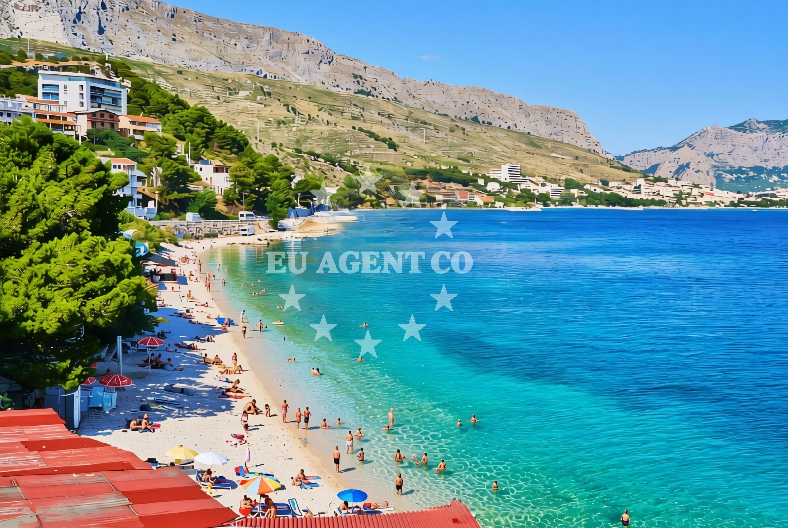 Additional view of Dugi Rat Beach in Poljička Cesta 63, Duće