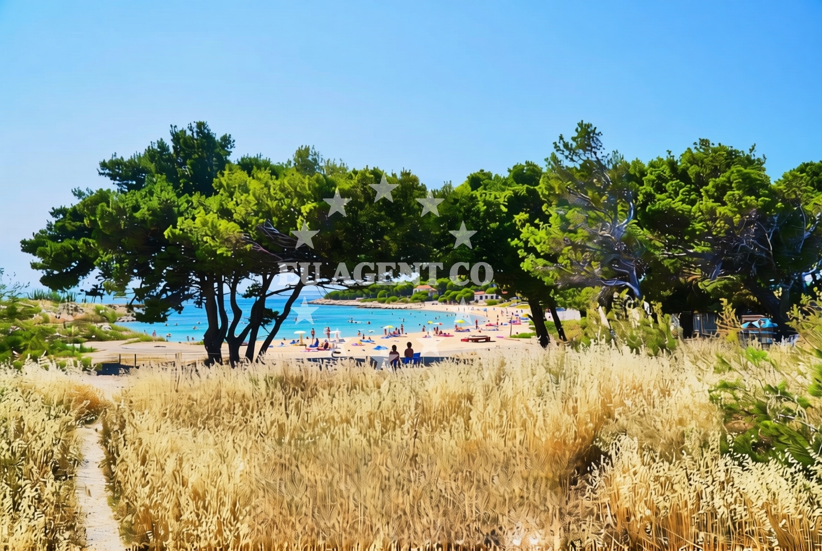 Additional view of Dugi Rat Beach in Poljička Cesta 63, Duće