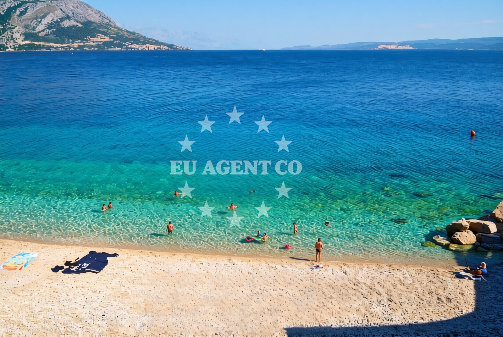 Beach facilities and surroundings at Dugi Rat: beaches and coves (5) in Dugi Rat