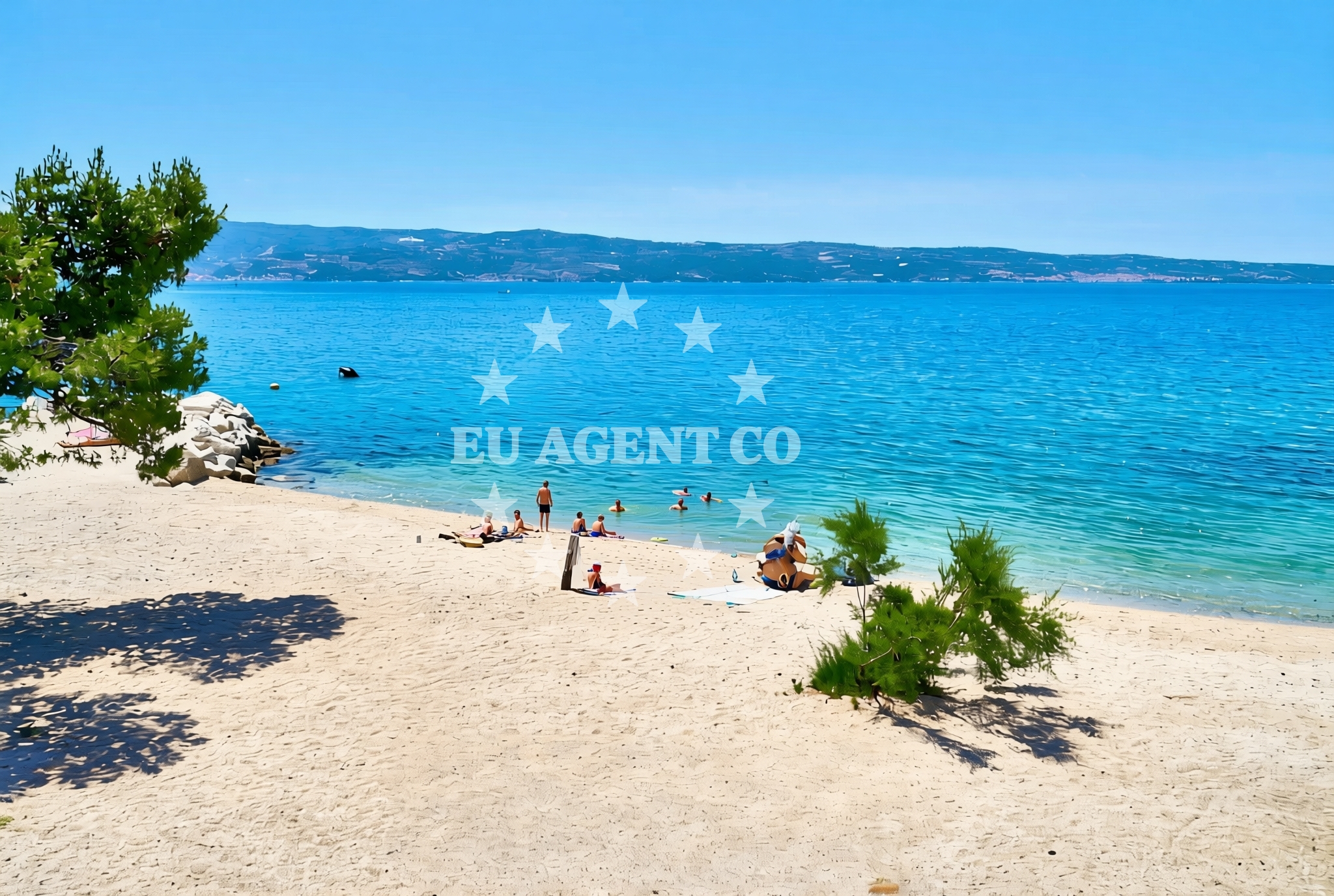 Additional view of Dugi Rat II beach in Ulica Žilića potok, Dugi Rat