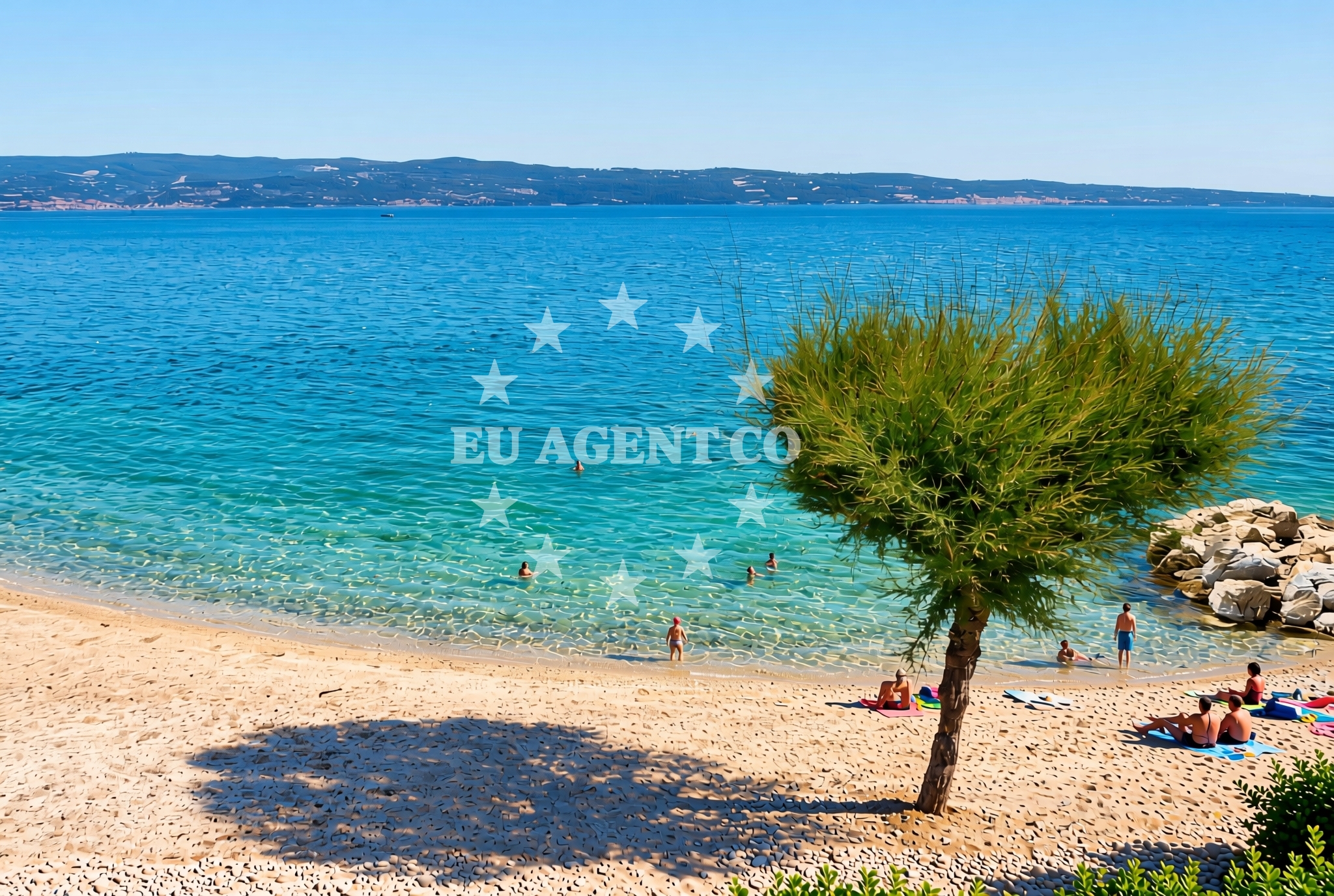 Additional view of Dugi Rat II beach in Ulica Žilića potok, Dugi Rat