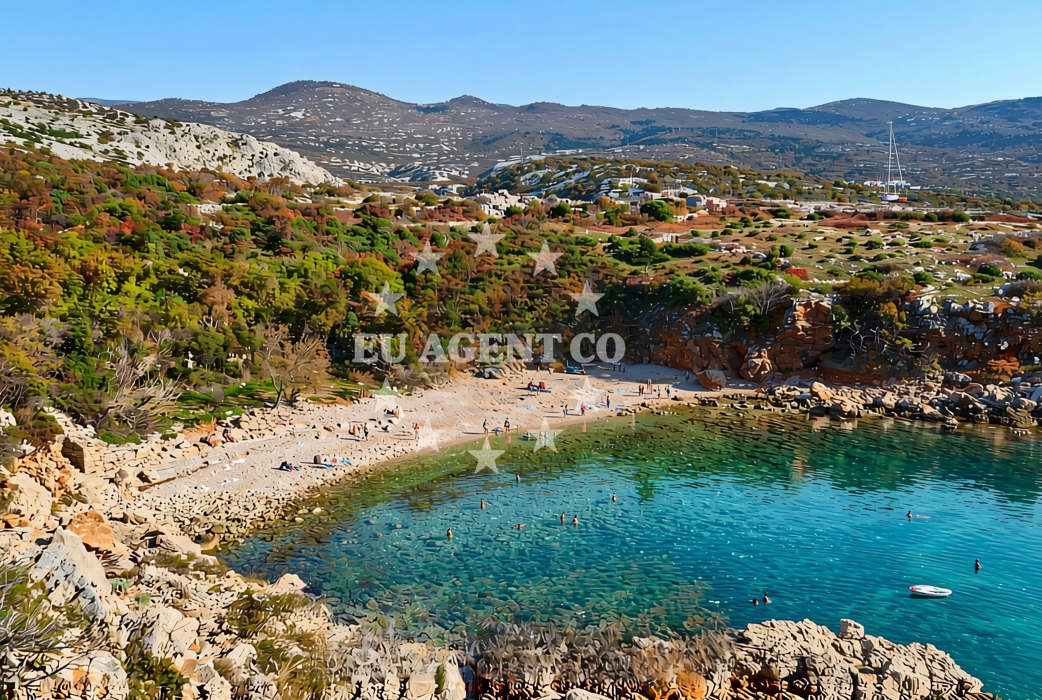 Additional view of Dugno beach in 19. dalmatinske divizije 27, Povile kuća, Novi Vinodolski