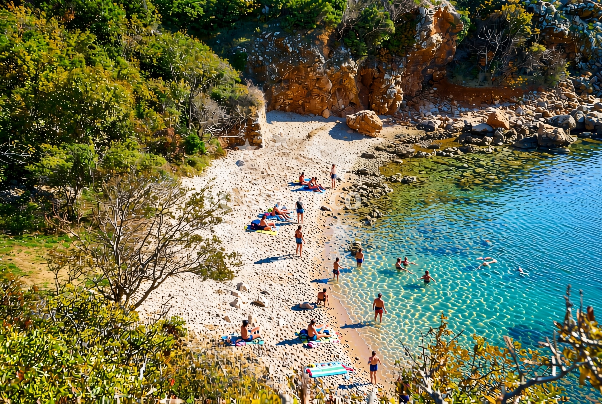 Additional view of Dugno beach in 19. dalmatinske divizije 27, Povile kuća, Novi Vinodolski