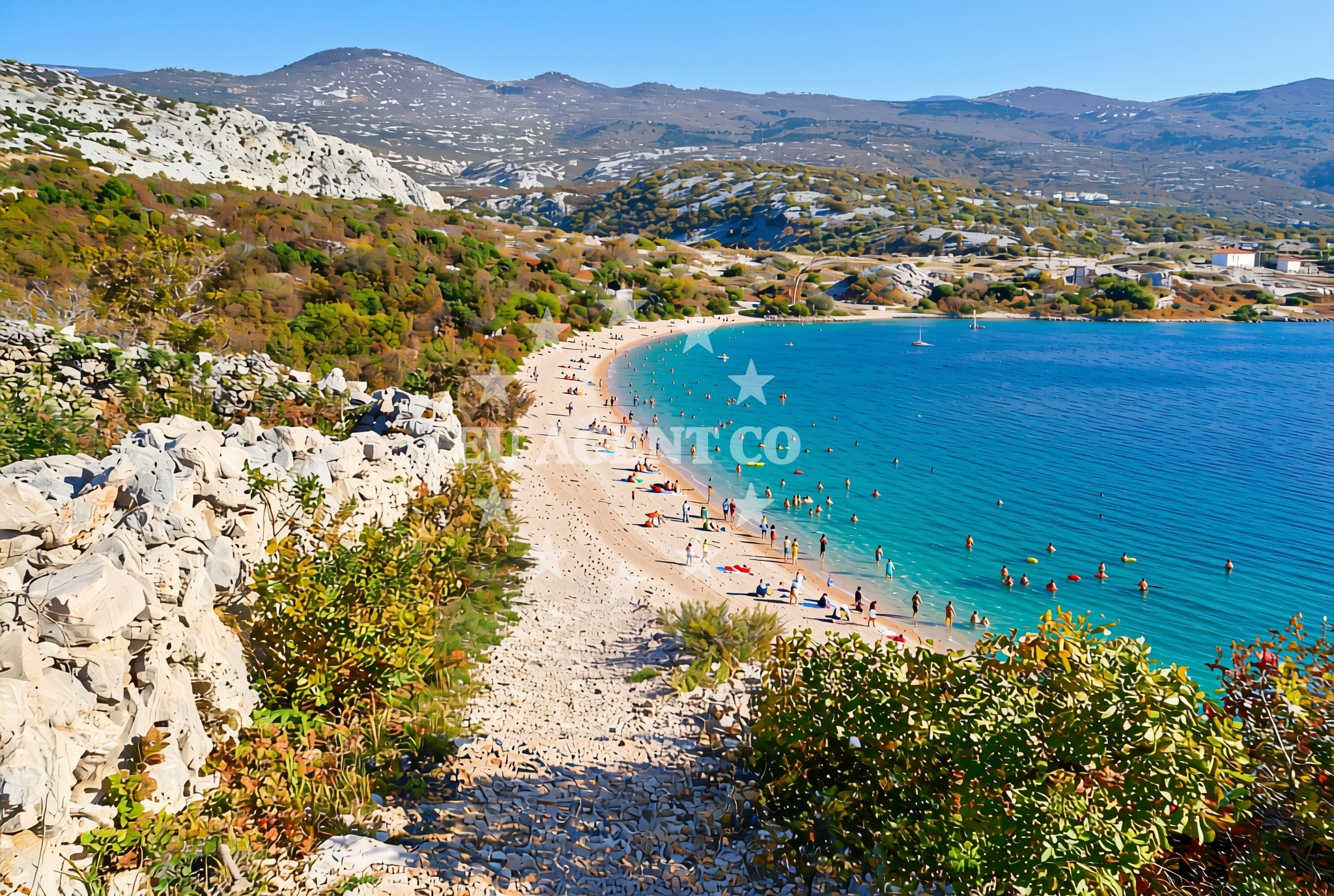 Additional view of Dugno beach in 19. dalmatinske divizije 27, Povile kuća, Novi Vinodolski