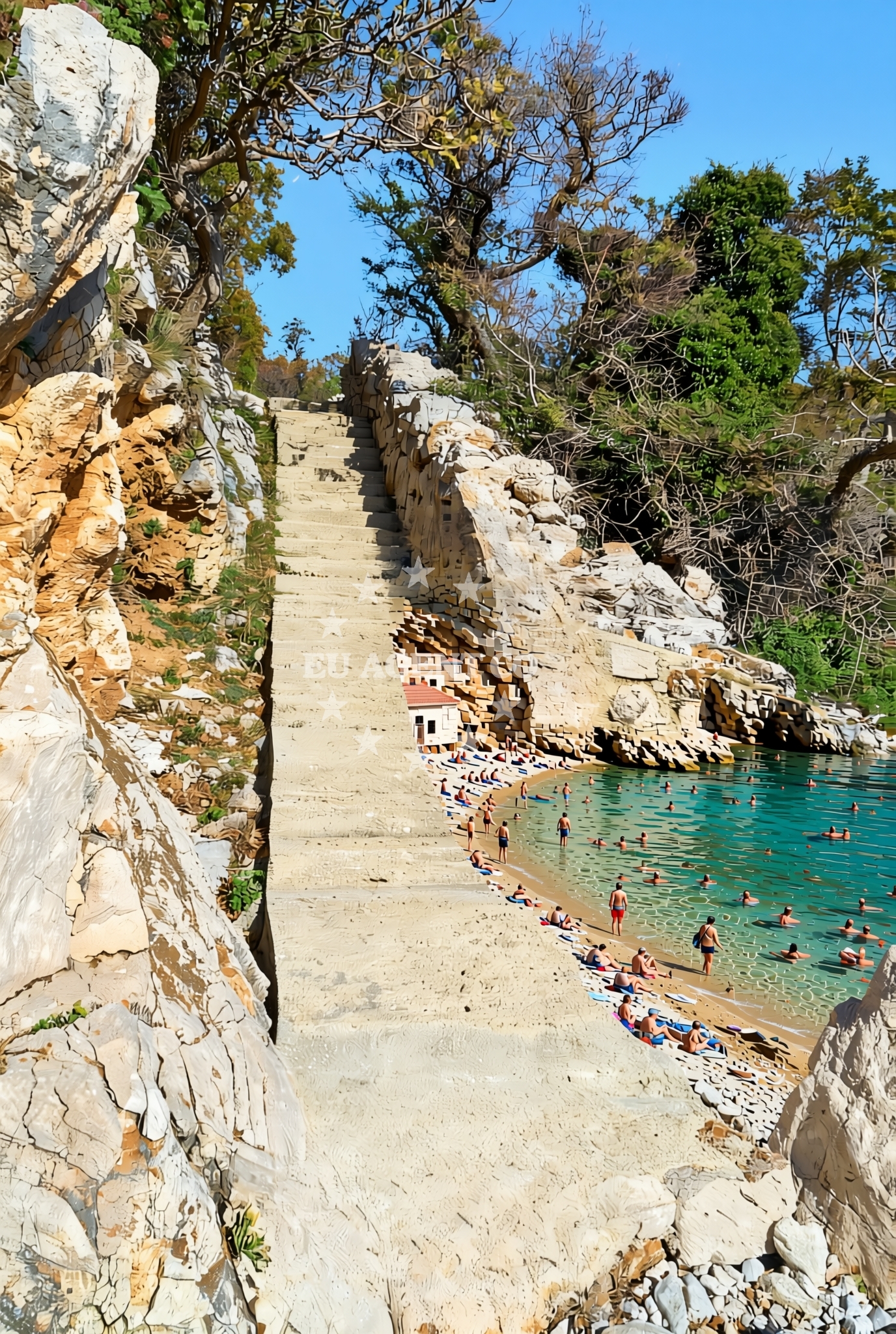 Additional view of Dugno beach in 19. dalmatinske divizije 27, Povile kuća, Novi Vinodolski