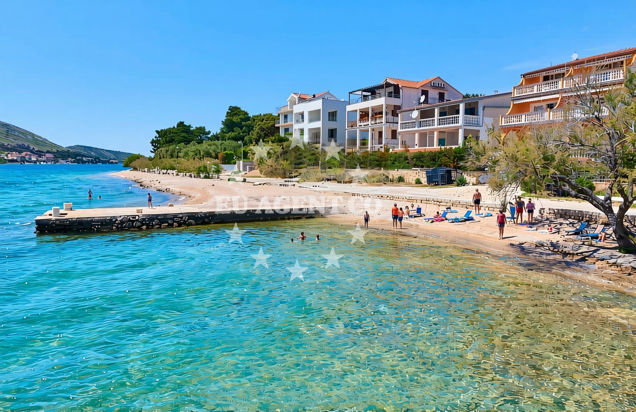 Additional view of Dumici beach in Grebaštica donja 100 1 floor, Grebaštica