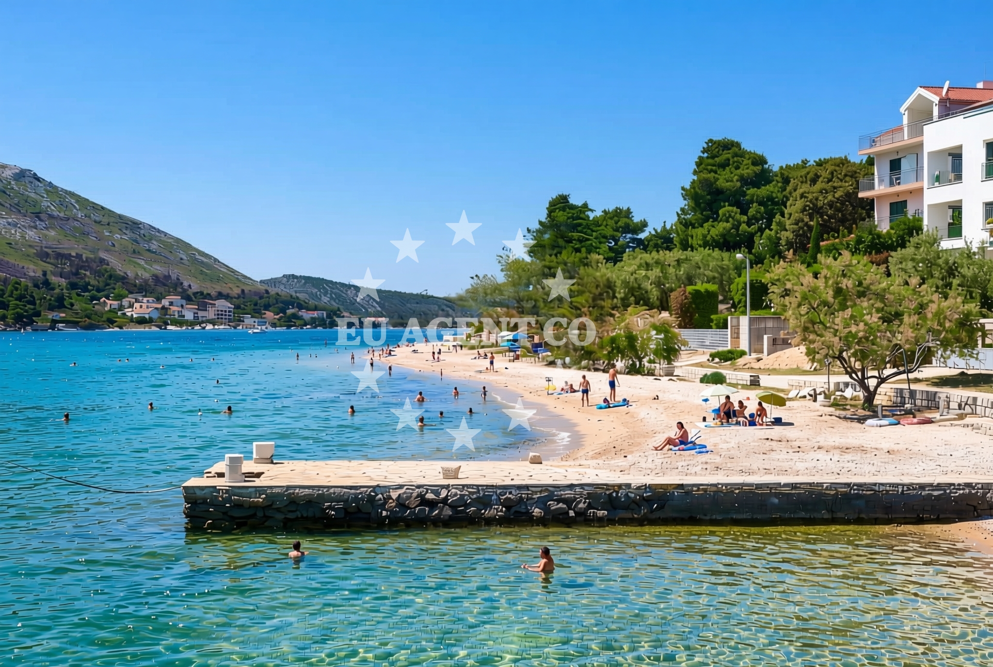 Additional view of Dumici beach in Grebaštica donja 100 1 floor, Grebaštica
