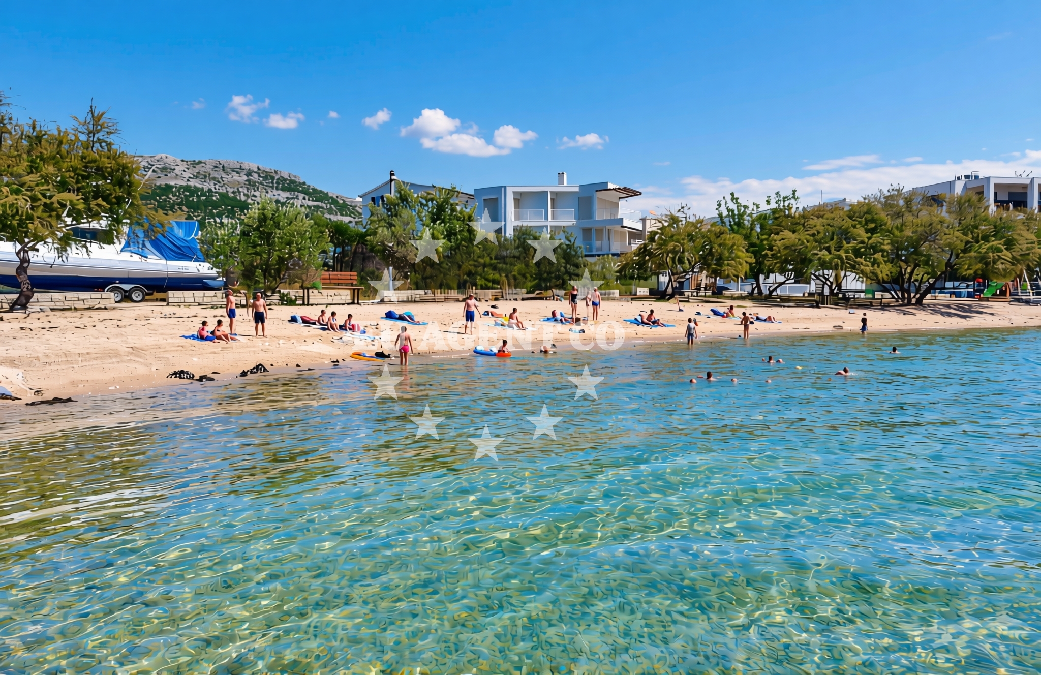 Additional view of Dumici beach in Grebaštica donja 100 1 floor, Grebaštica