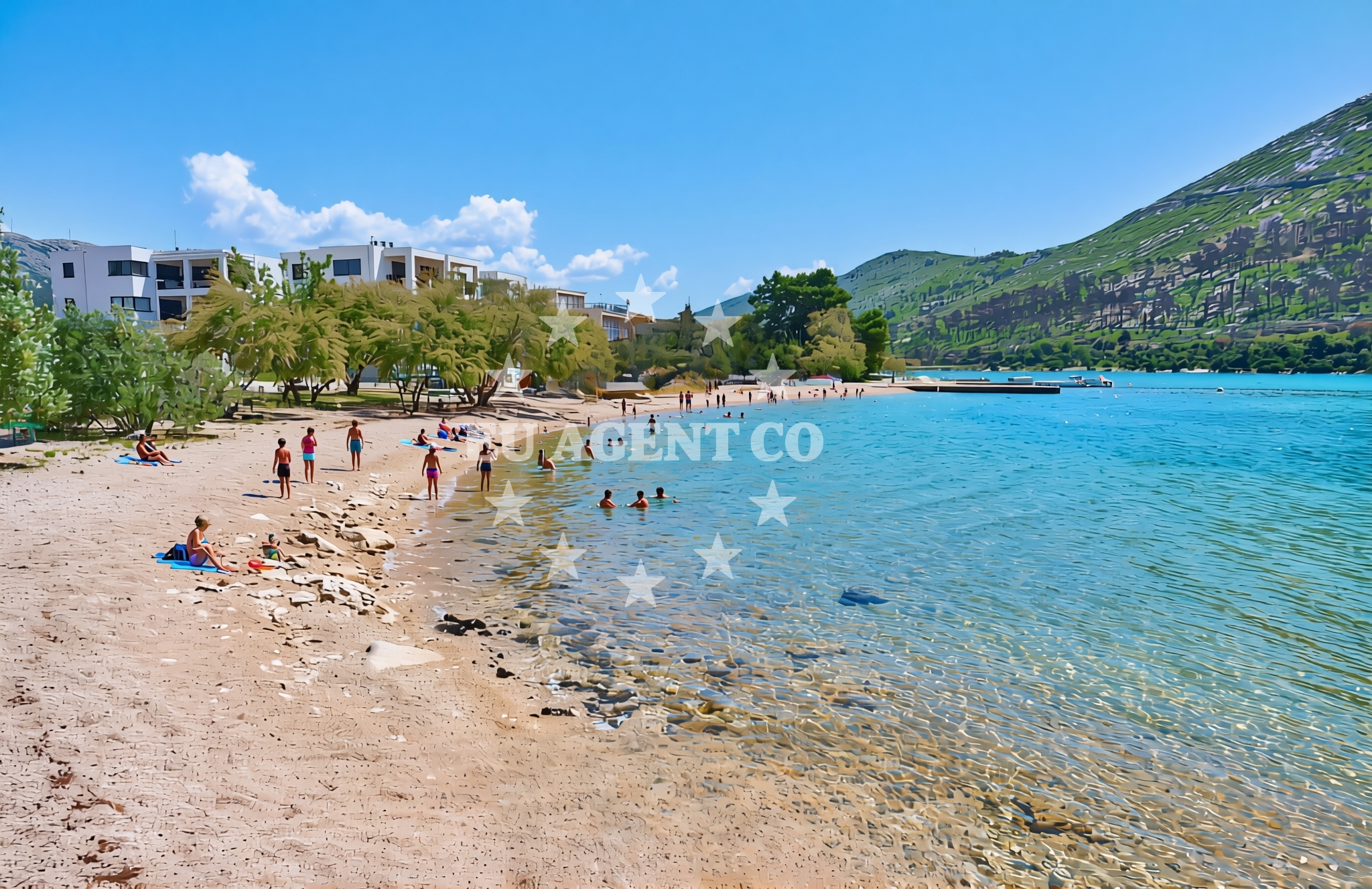 Additional view of Dumici beach in Grebaštica donja 100 1 floor, Grebaštica