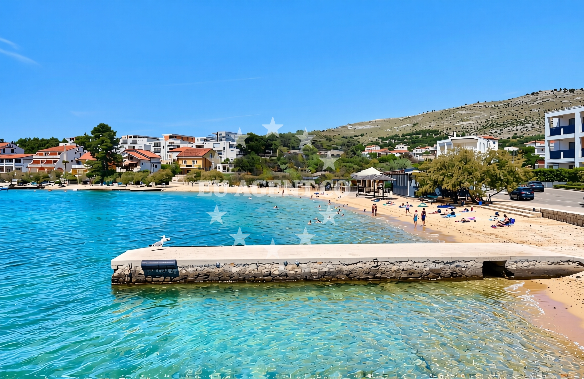 Additional view of Dumici beach in Grebaštica donja 100 1 floor, Grebaštica