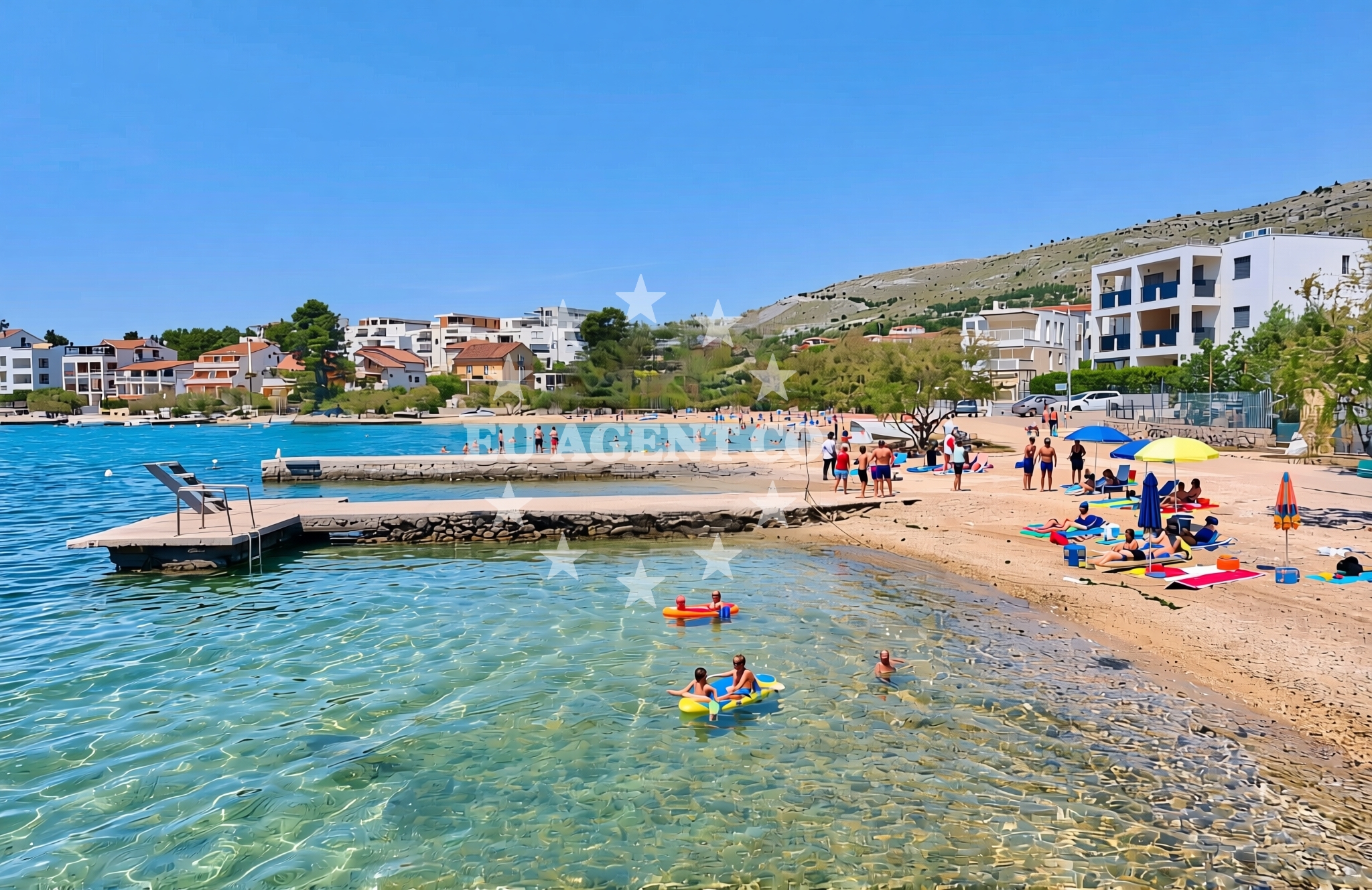 Additional view of Dumici beach in Grebaštica donja 100 1 floor, Grebaštica