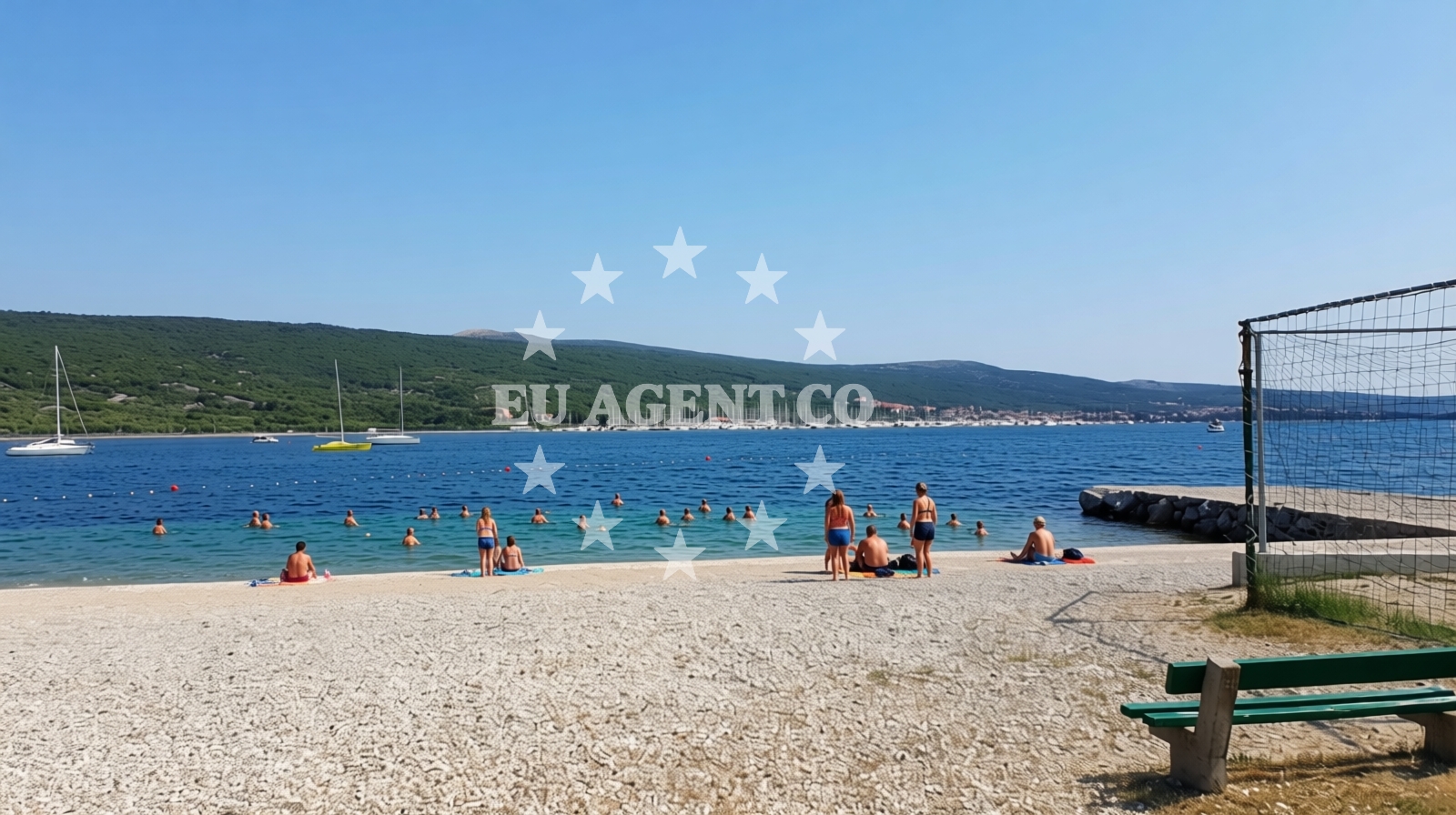 Additional view of Dunat beach in Placa 16 Kornić, Placa 16, Kornić