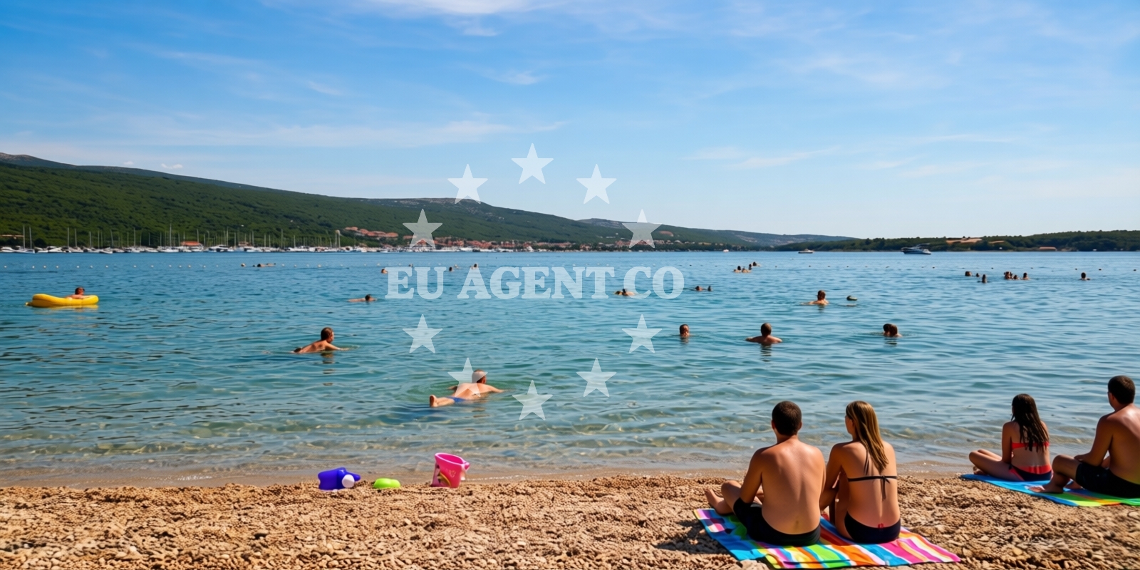 Additional view of Dunat beach in Placa 16 Kornić, Placa 16, Kornić