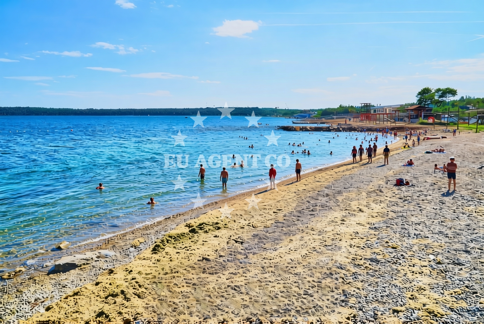 Additional view of Dunat beach in Placa 16 Kornić, Placa 16, Kornić