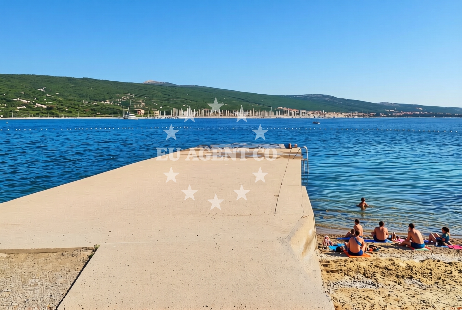 Additional view of Dunat beach in Placa 16 Kornić, Placa 16, Kornić