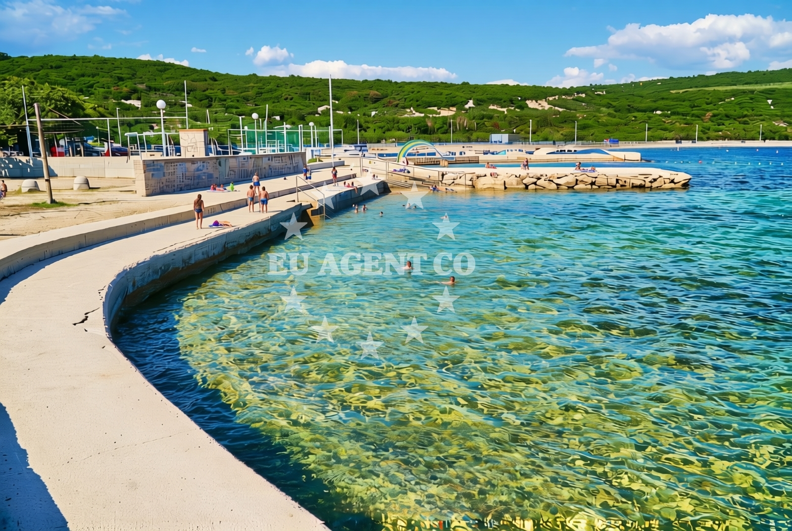 Additional view of Dunat beach in Placa 16 Kornić, Placa 16, Kornić