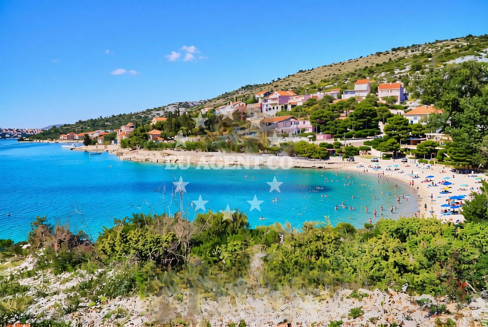 Additional view of Dvornica beach in Uvala Luka 47, Rogoznica