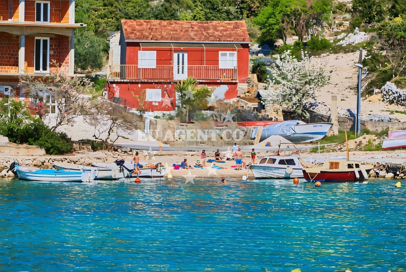 Additional view of Dvornica beach in Uvala Luka 47, Rogoznica