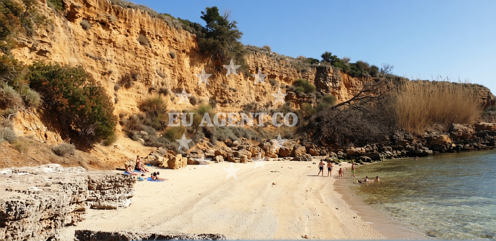 Additional view of Edvina beach in 574 Barbat, Rab