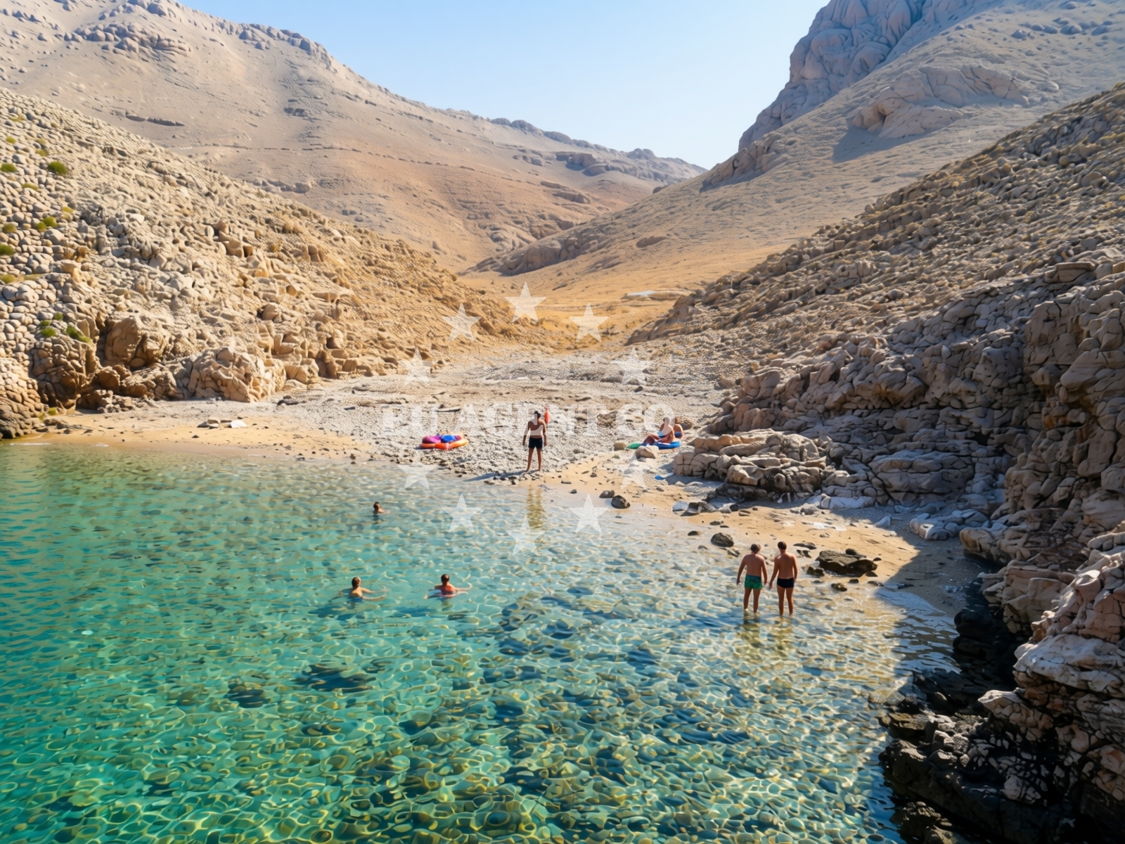 Additional view of Eldugott beach in Šibenska 23, Pag