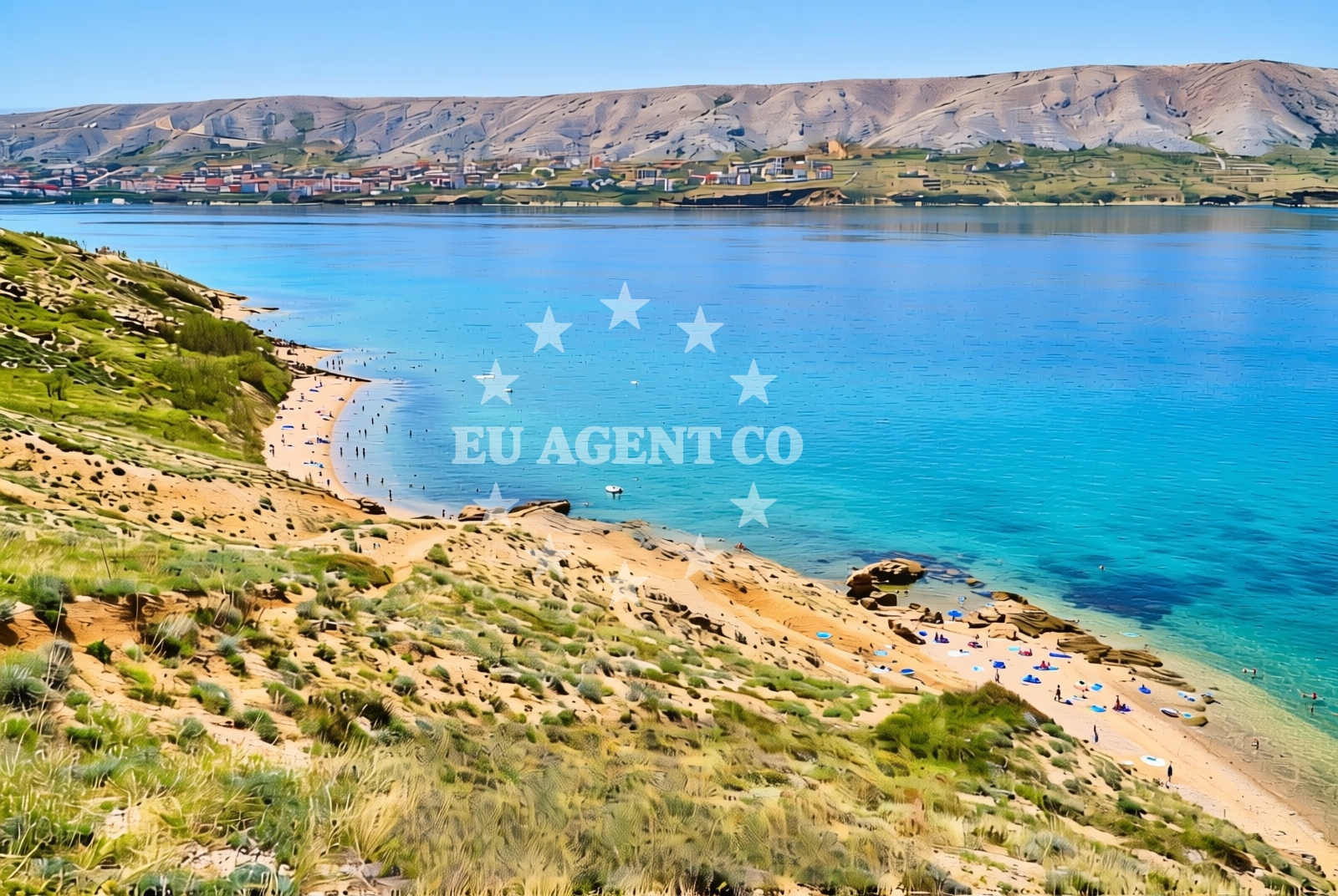 Additional view of Eldugott beach in Šibenska 23, Pag