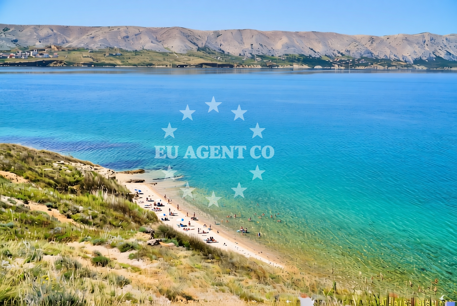 Additional view of Eldugott beach in Šibenska 23, Pag