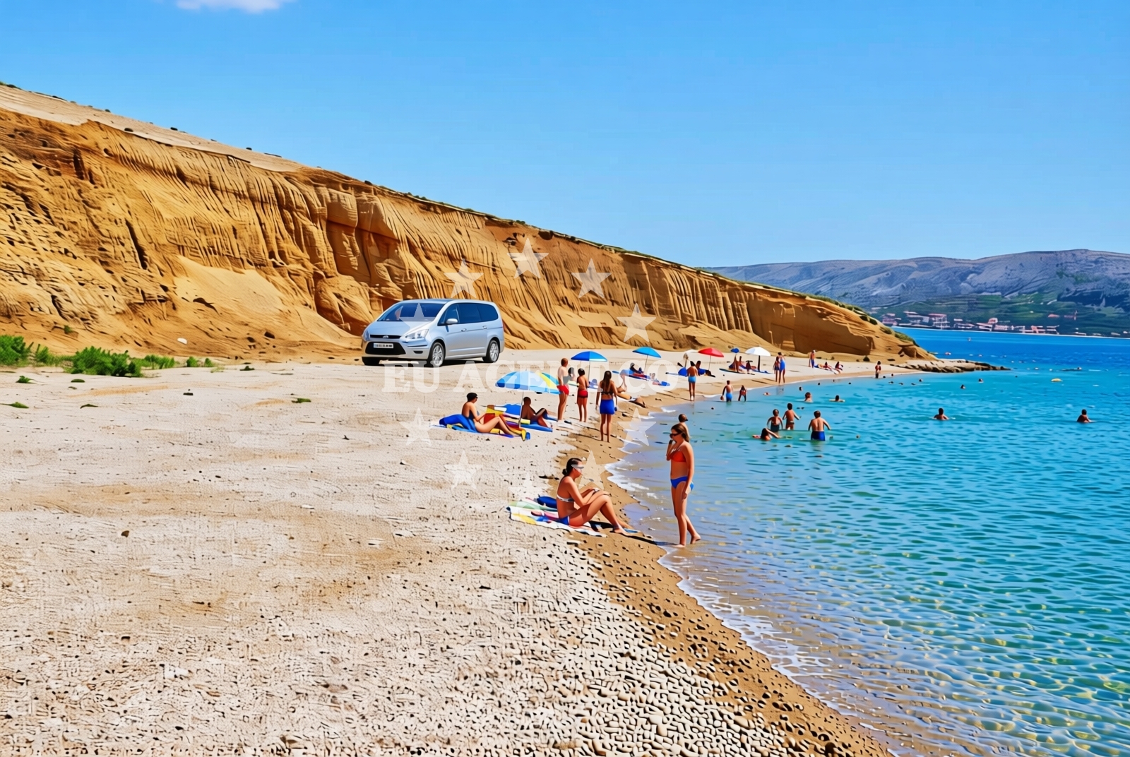 Additional view of Eldugott beach in Šibenska 23, Pag