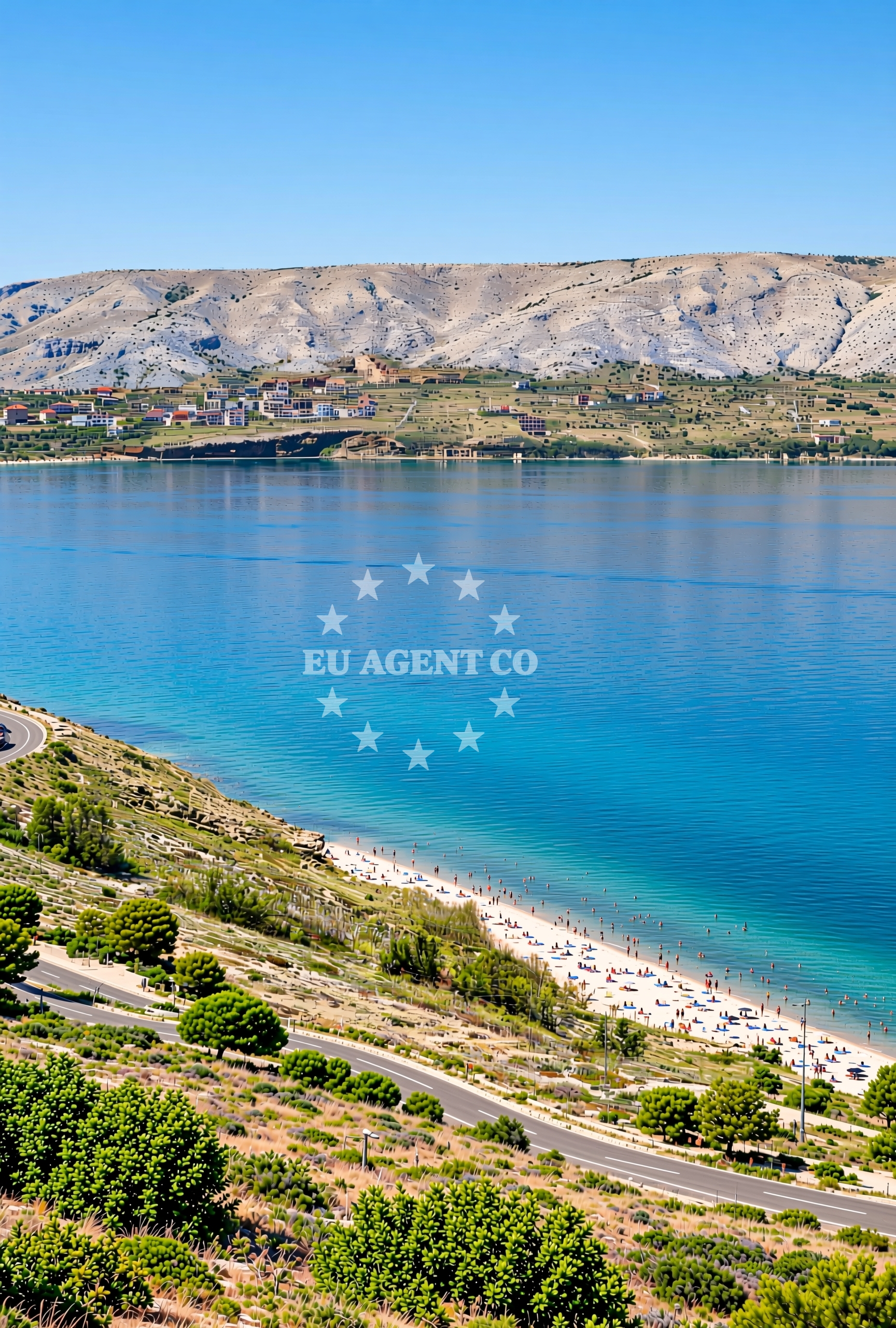 Additional view of Eldugott beach in Šibenska 23, Pag