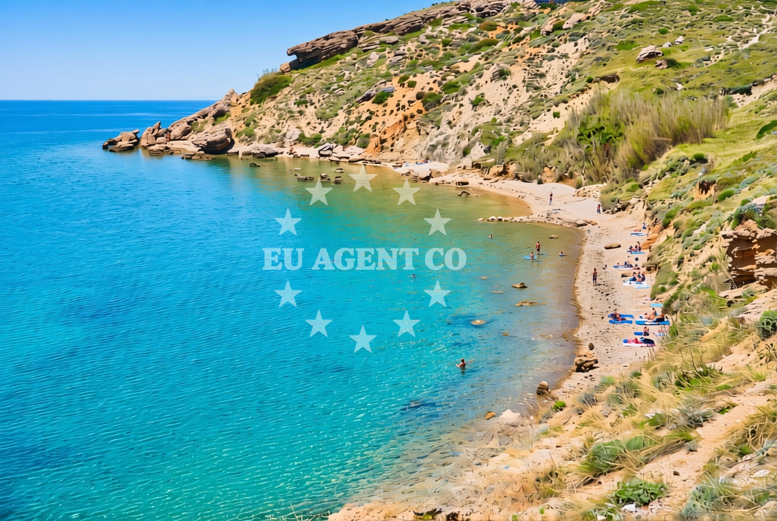 Additional view of Eldugott beach in Šibenska 23, Pag