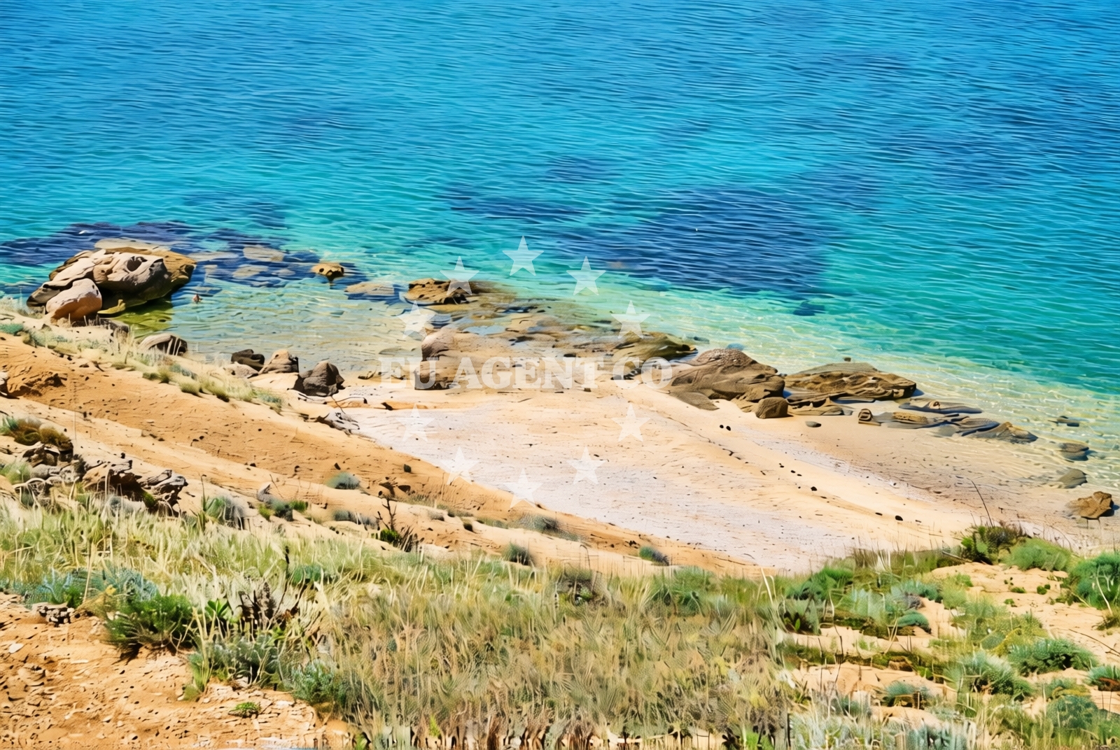 Additional view of Eldugott beach in Šibenska 23, Pag