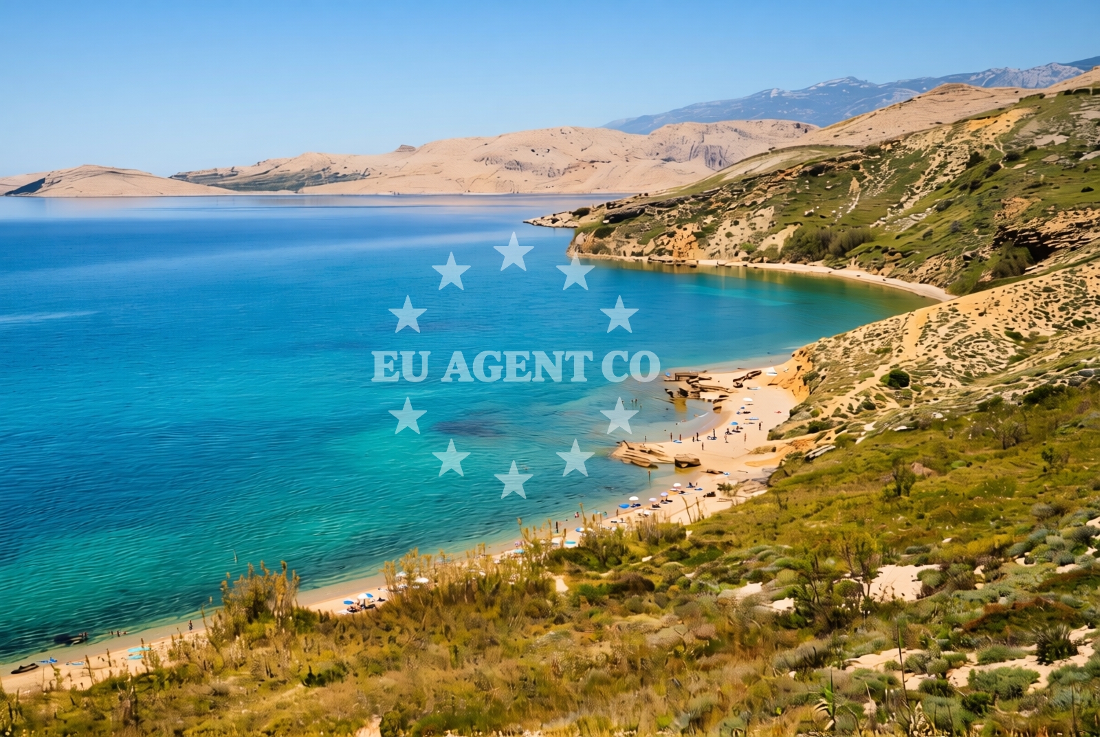 Additional view of Eldugott beach in Šibenska 23, Pag