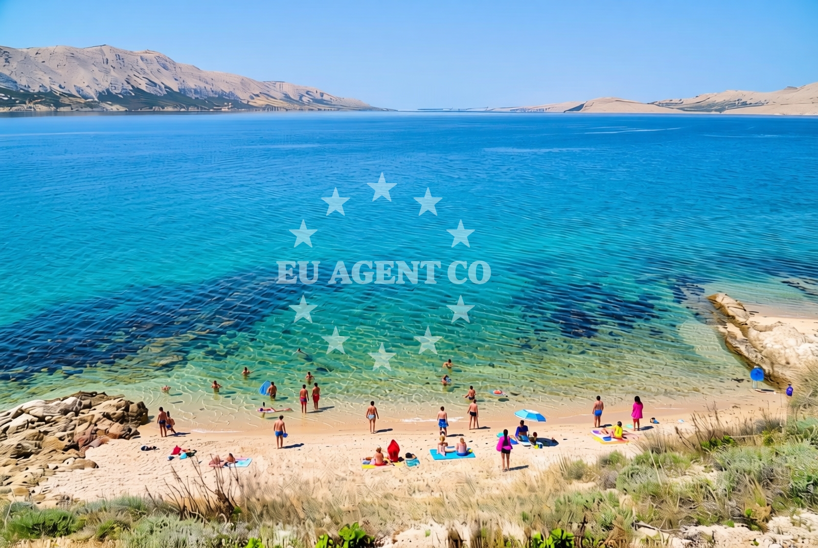 Additional view of Eldugott beach in Šibenska 23, Pag