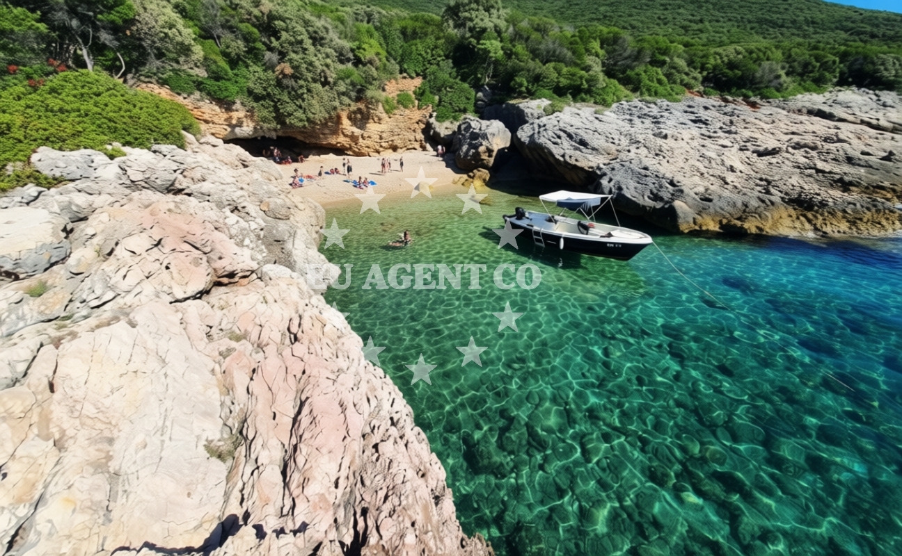 Additional view of Elfik beach in , Vidović