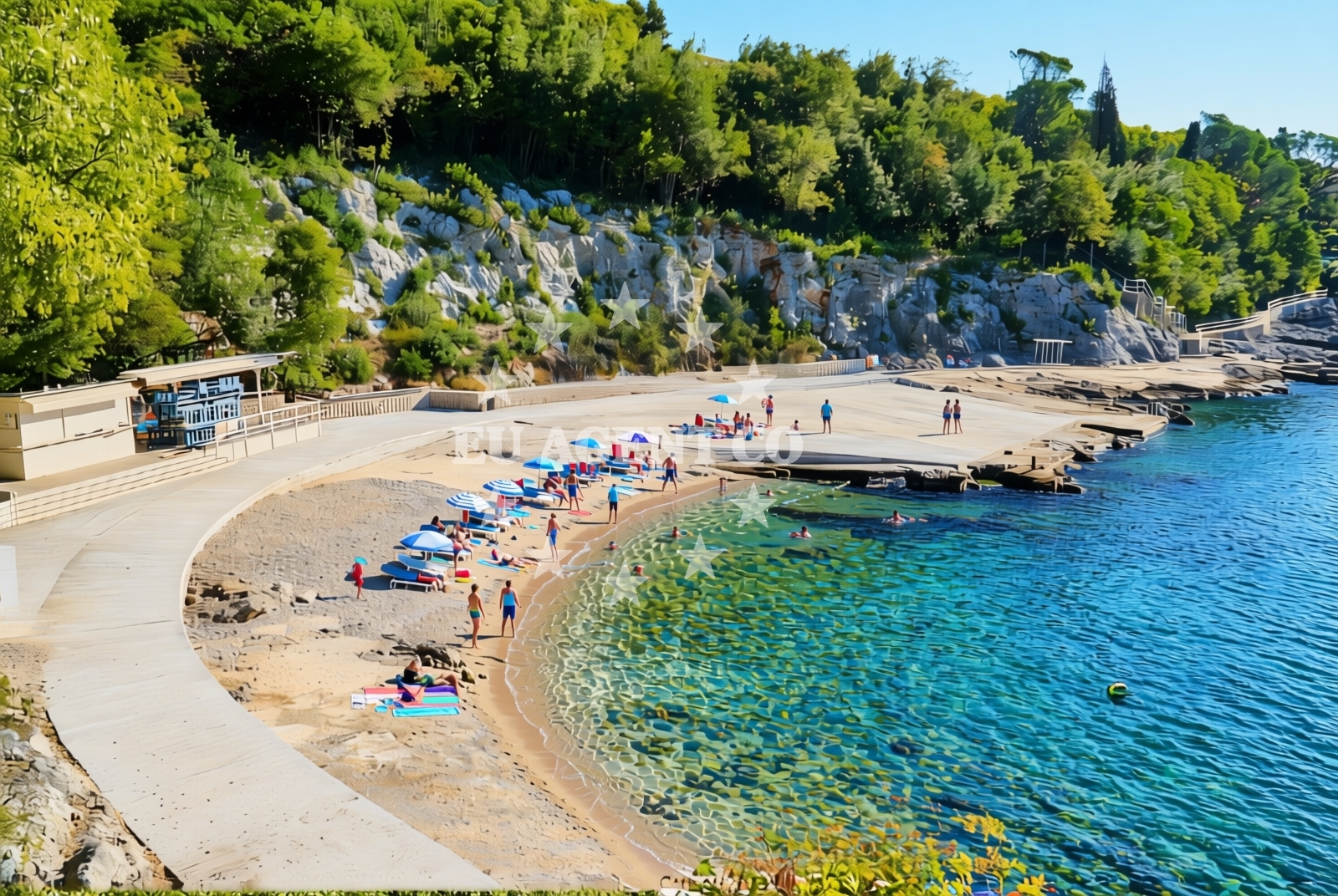 Additional view of Empeduja beach in Tencicevo ulica 6, Rijeka