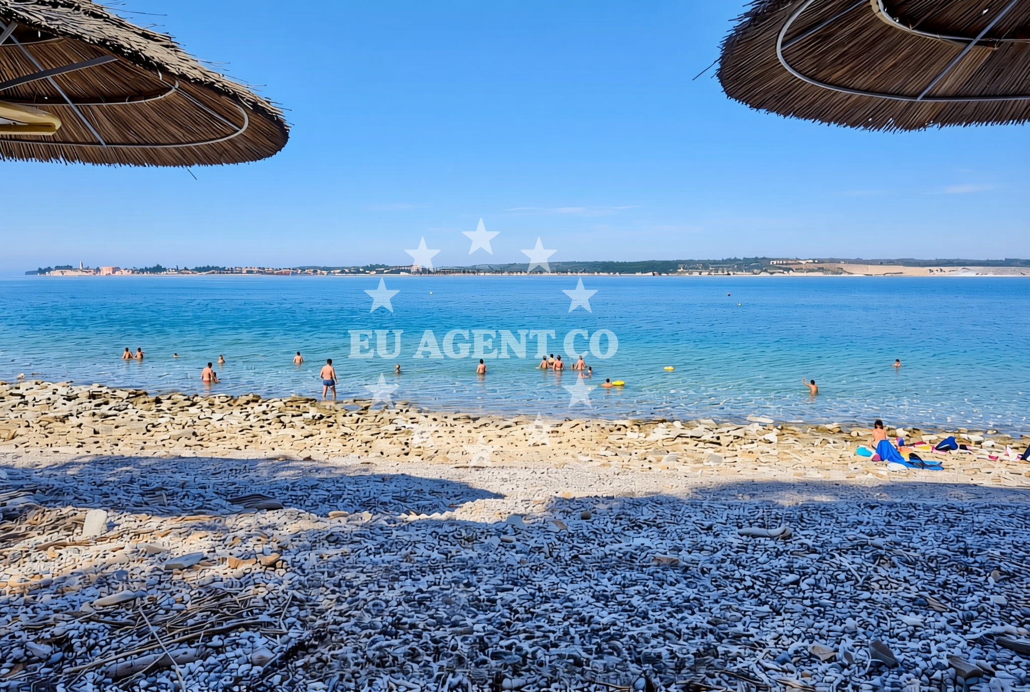 Sea and coastal view of Exclusive, Vabriga Beach in Exclusive