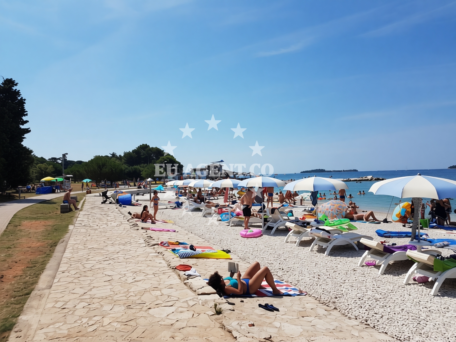 Additional view of Fazana beach in BRAĆE ILIĆA 60, Fažana