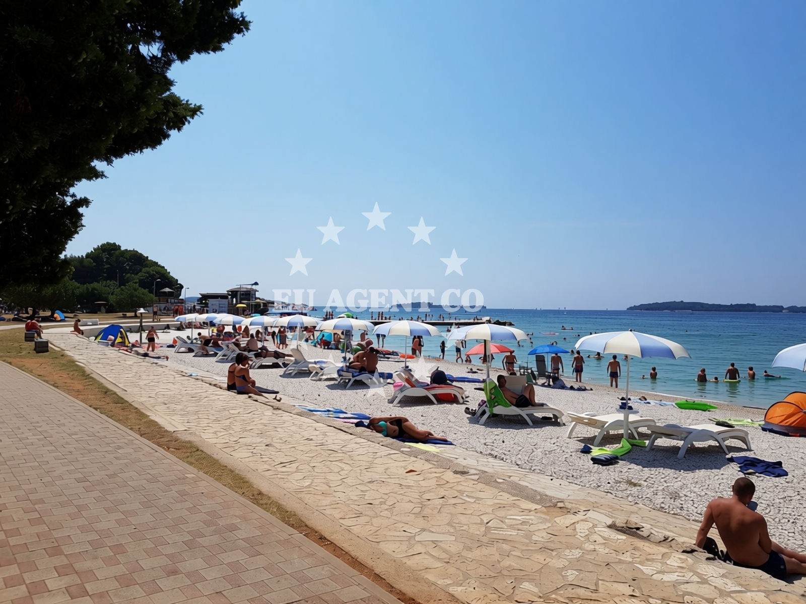Additional view of Fazana beach in BRAĆE ILIĆA 60, Fažana