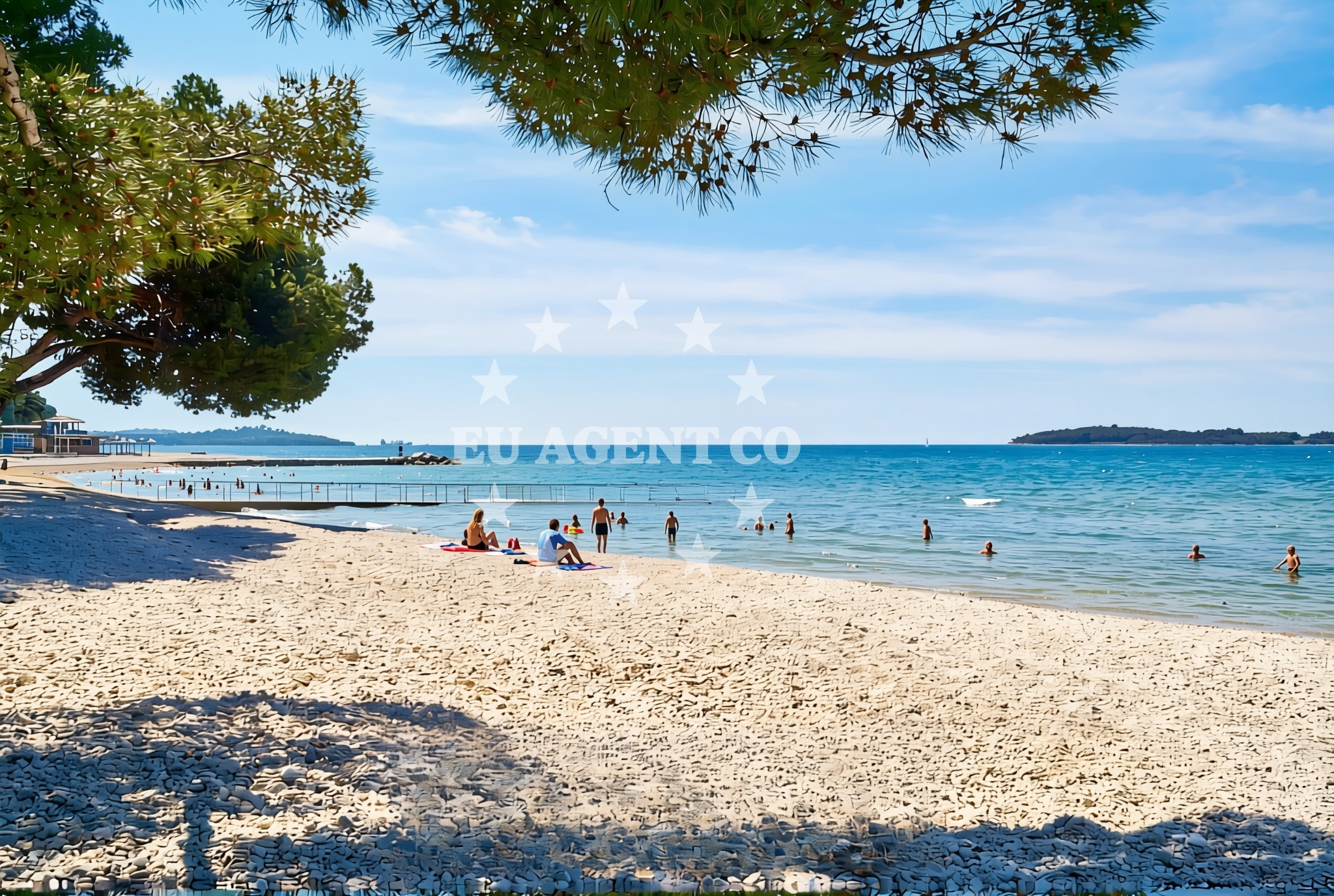 Additional view of Fazana beach in BRAĆE ILIĆA 60, Fažana