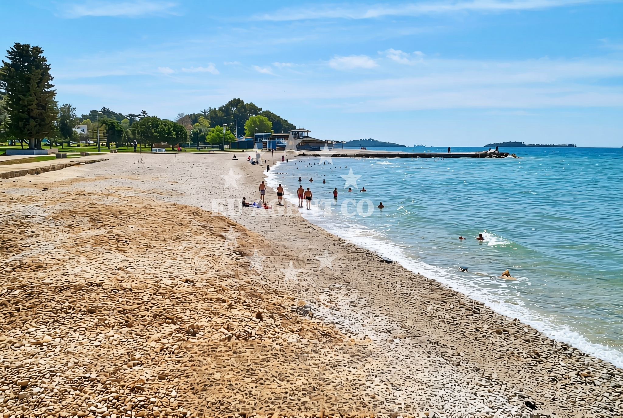 Additional view of Fazana beach in BRAĆE ILIĆA 60, Fažana