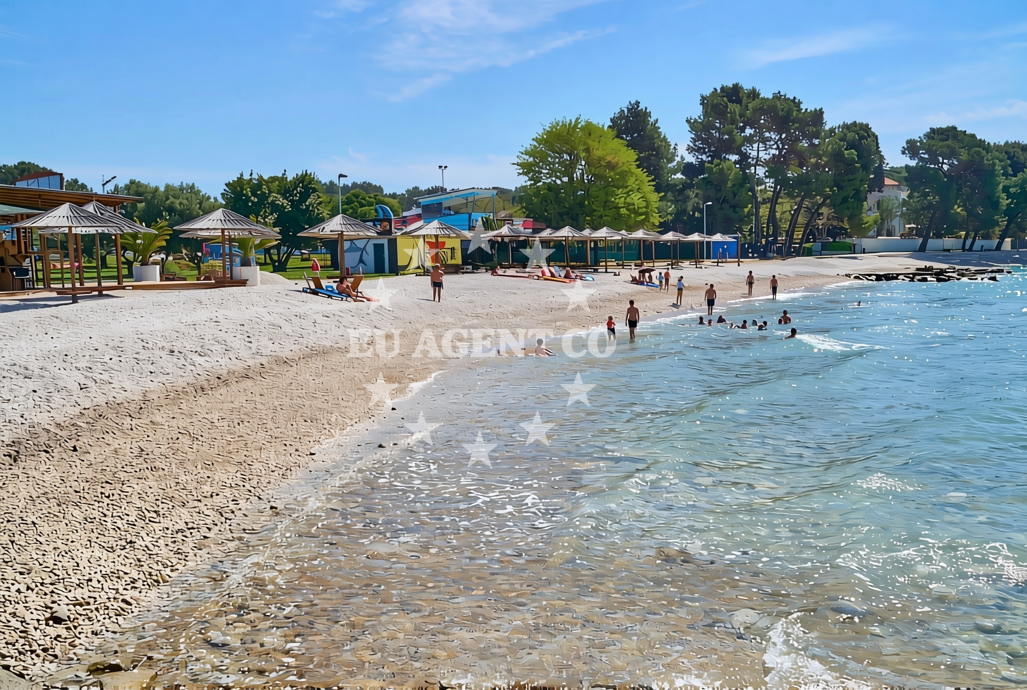 Additional view of Fazana beach in BRAĆE ILIĆA 60, Fažana