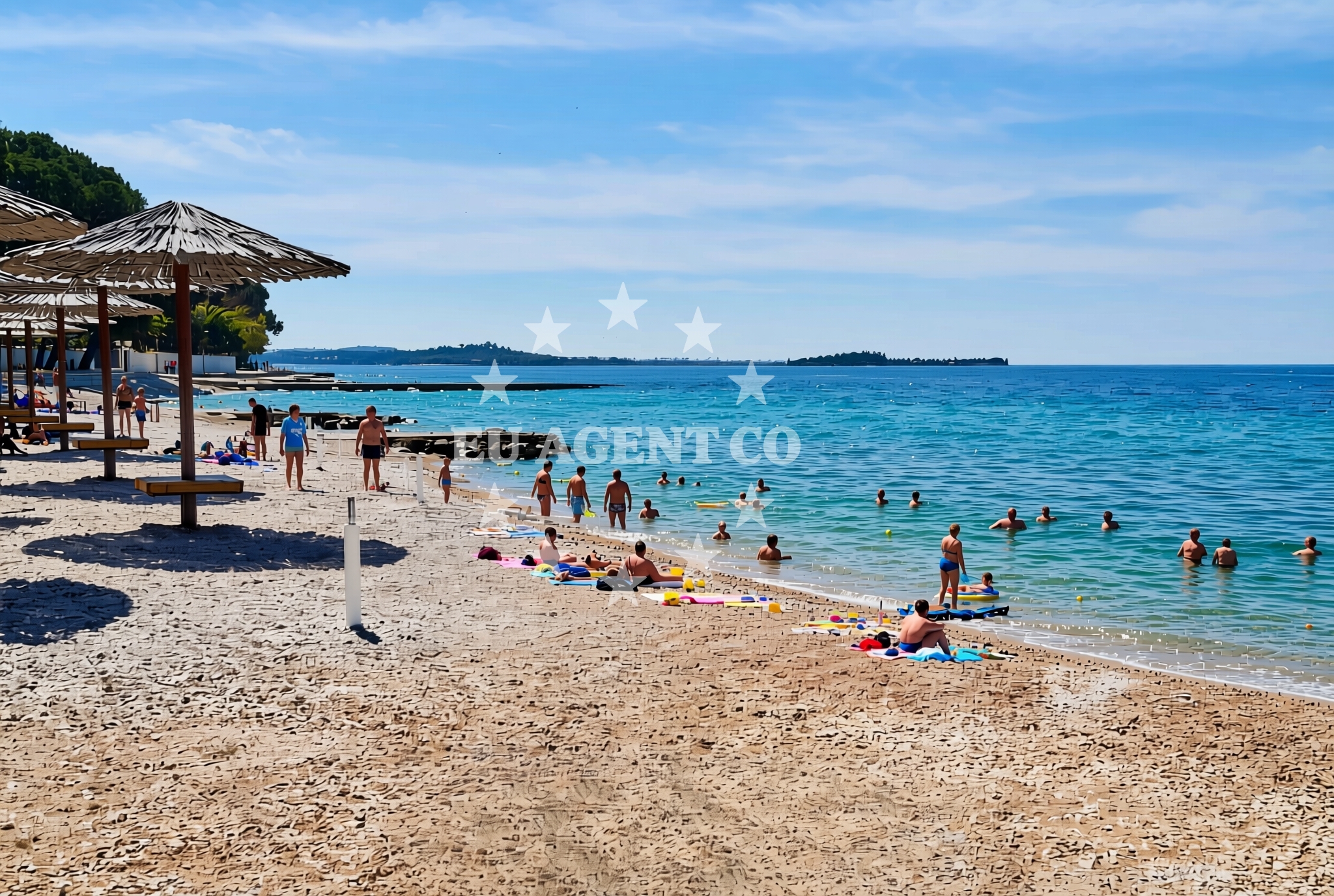 Additional view of Fazana beach in BRAĆE ILIĆA 60, Fažana