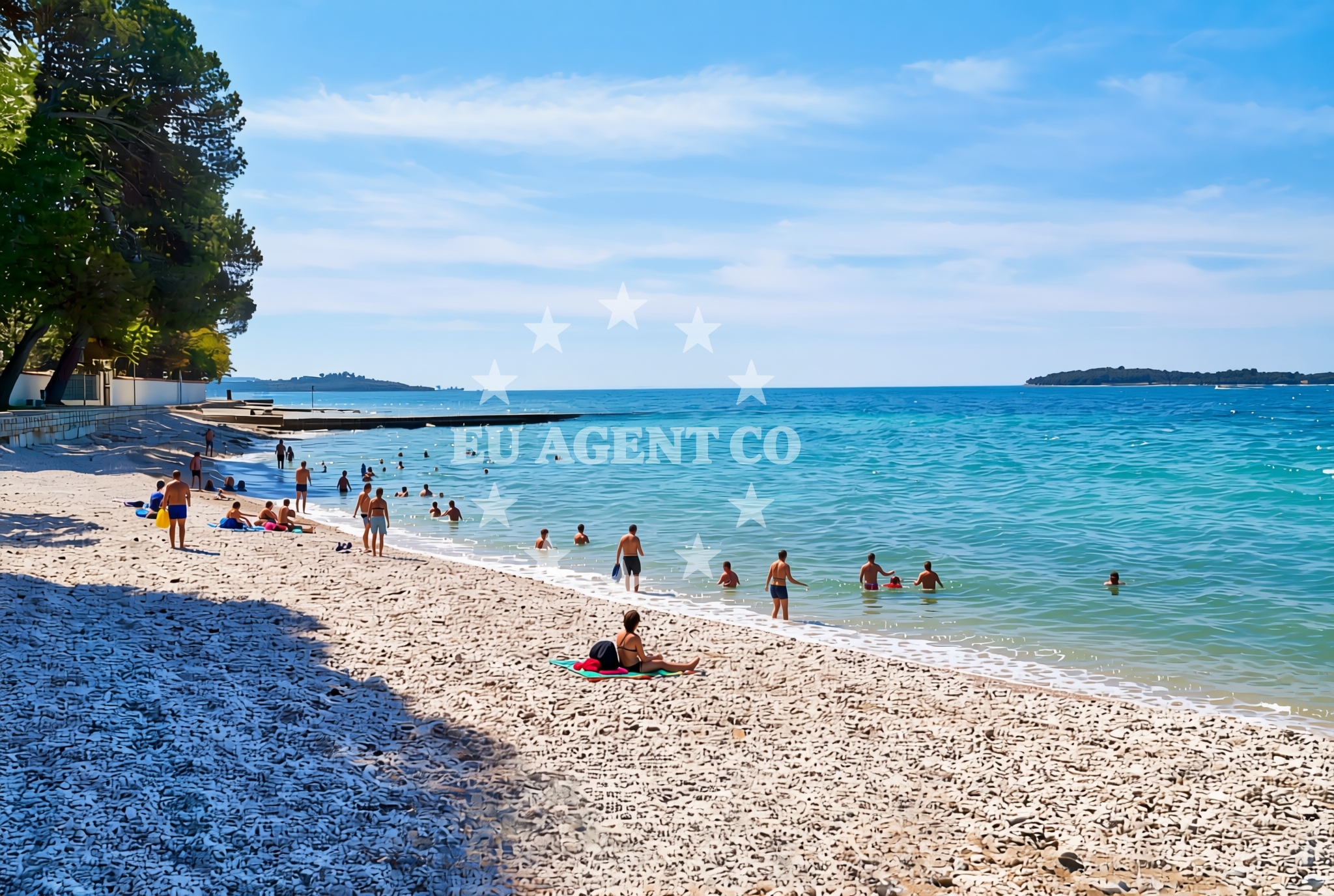 Additional view of Fazana beach in BRAĆE ILIĆA 60, Fažana
