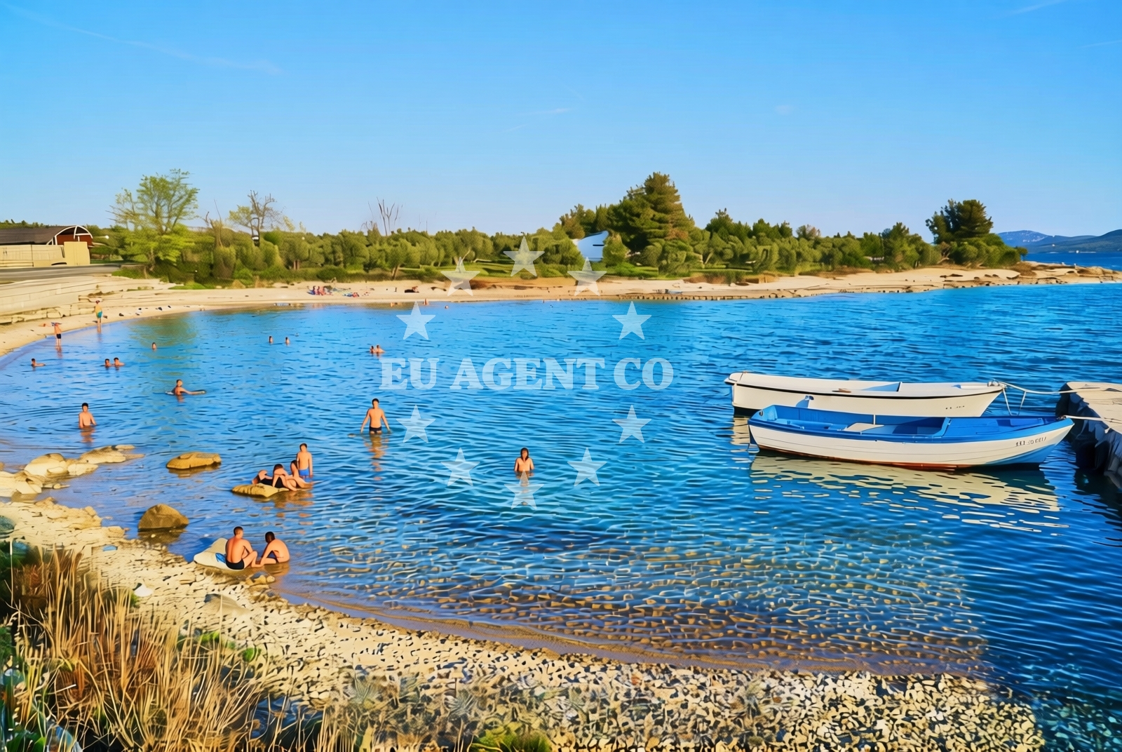 Additional view of Felun beach in Stinice 2A, Pirovac