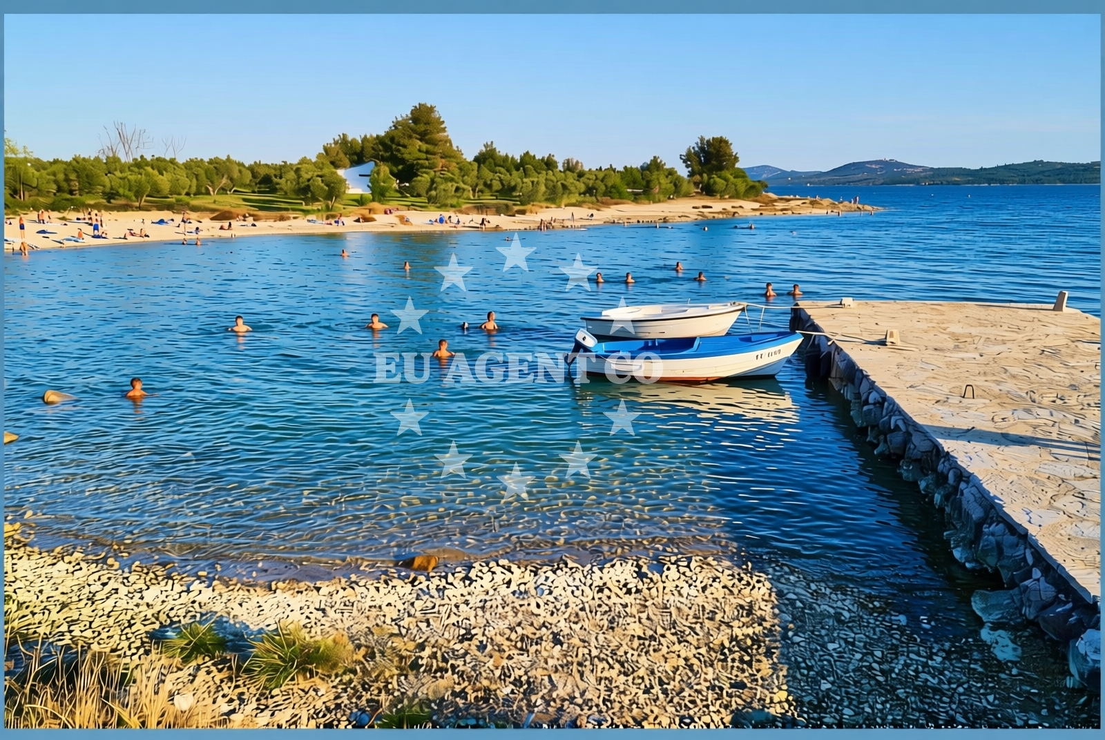 Additional view of Felun beach in Stinice 2A, Pirovac