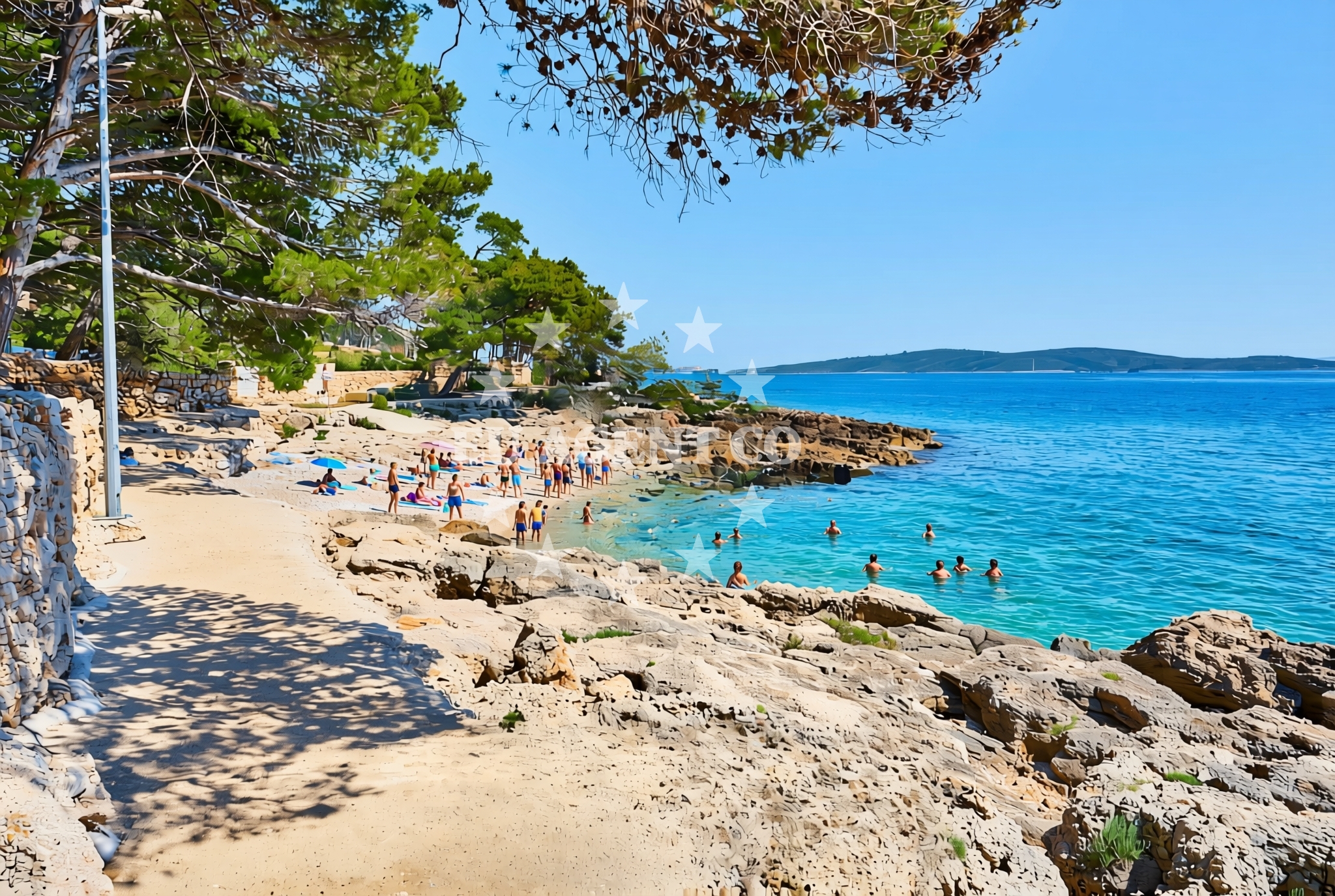 Additional view of Feronija beach in , Ivan Dolac