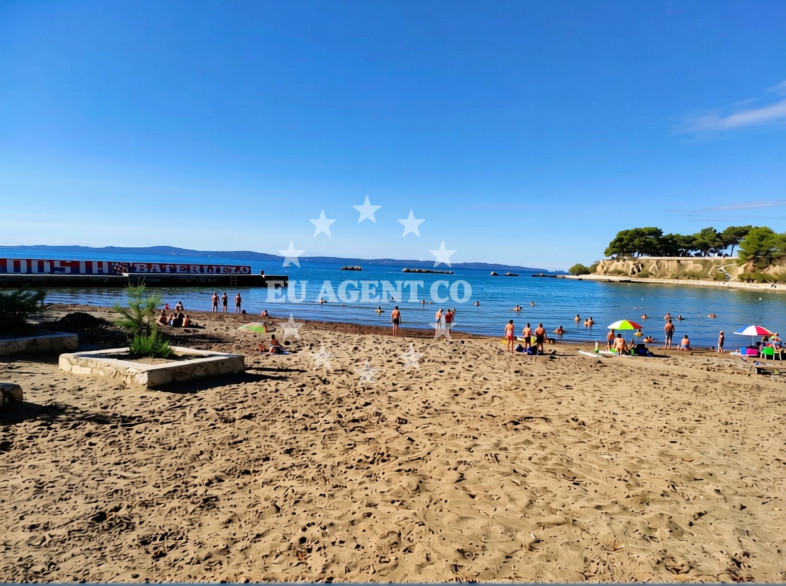 Additional view of Firule beach in Gospinica 27, Split