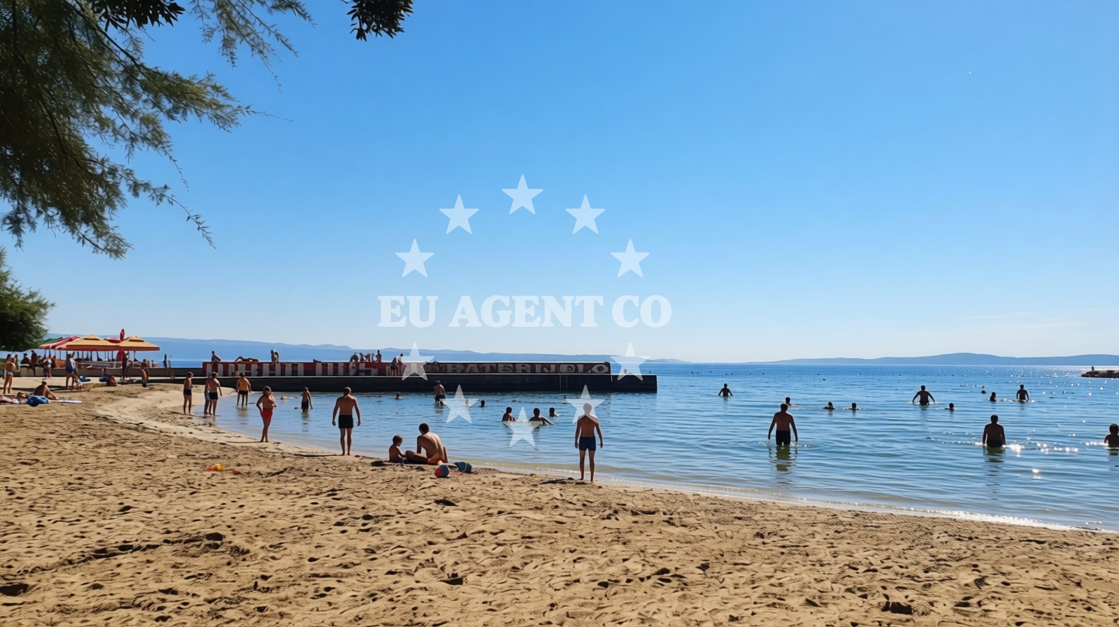 Additional view of Firule beach in Gospinica 27, Split