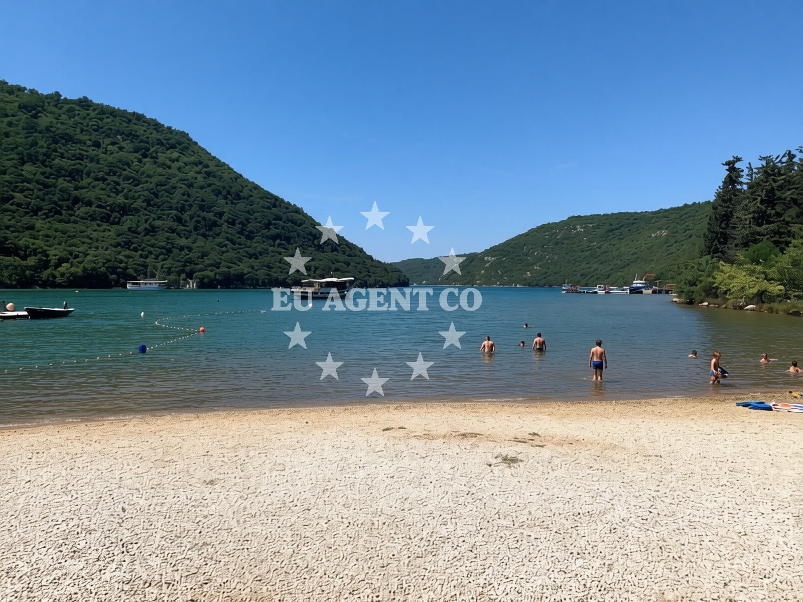 Overview of Fjord beach in Bubani 11D, Bubani